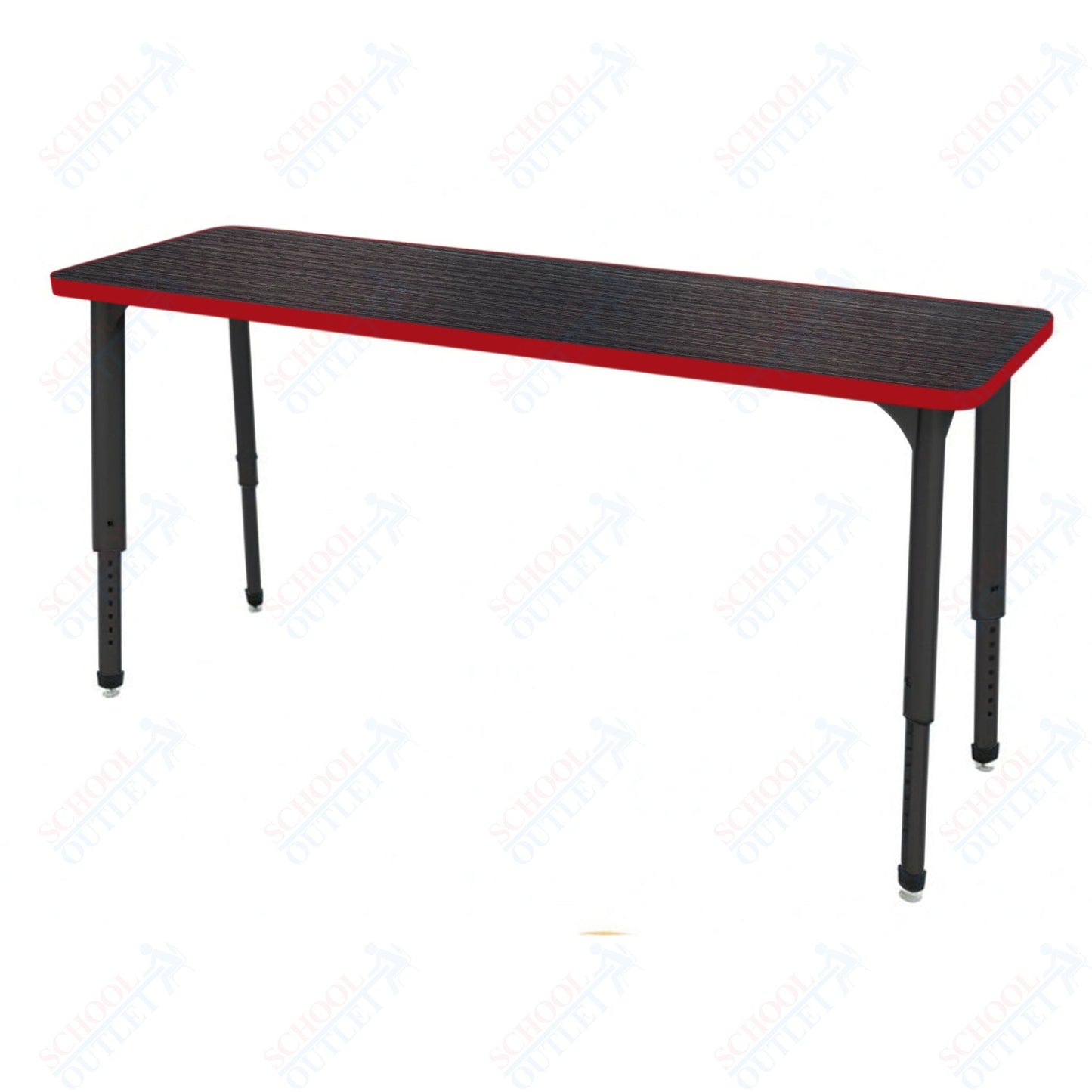 Marco Apex Series Rectangle Collaborative Student Desk 20" x 60" Adjustable Height 21"-30" (38-2222-MA)