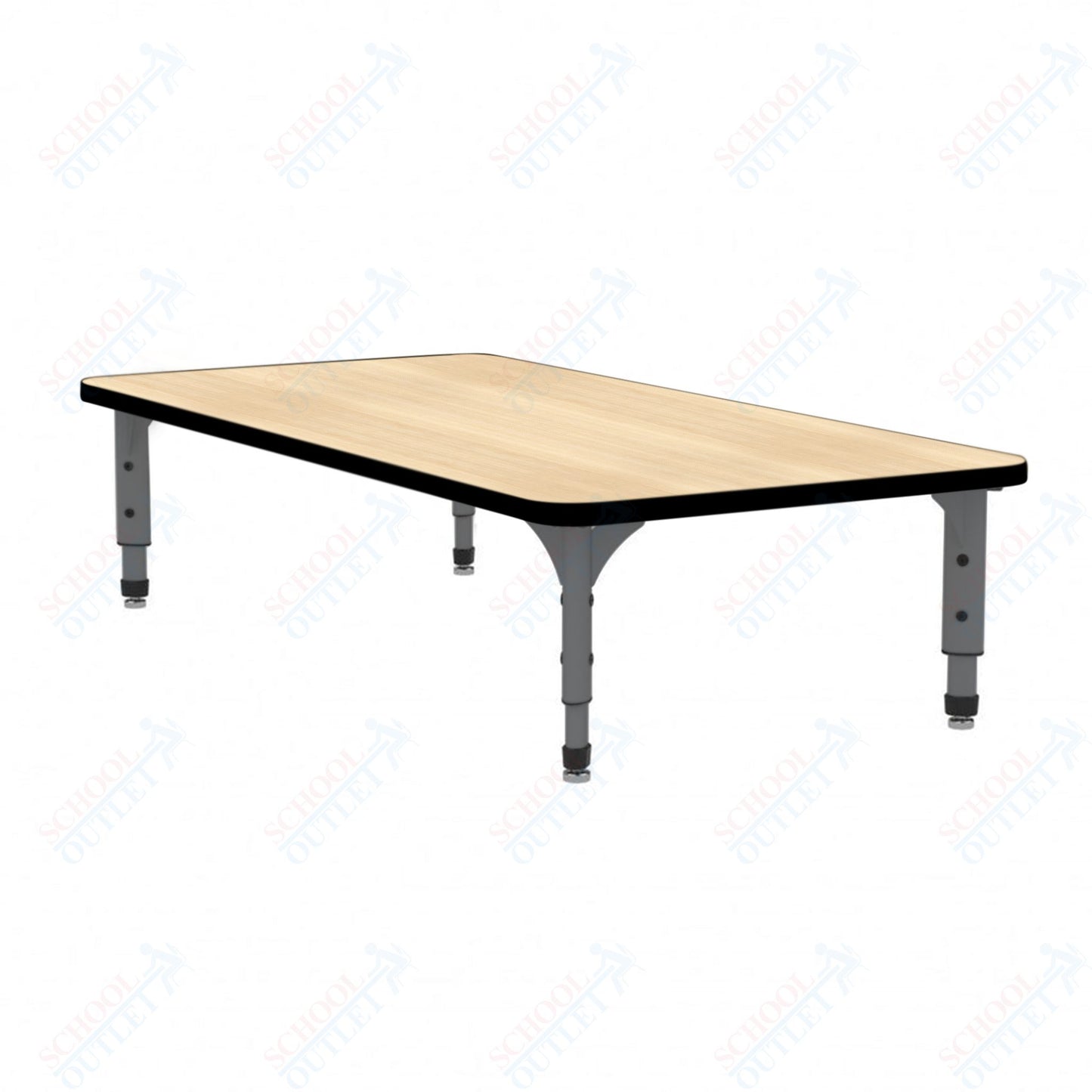 Marco Rectangle Floor Table 30" x 72" Adjustable Height 12"-15" (38-2238-MC)