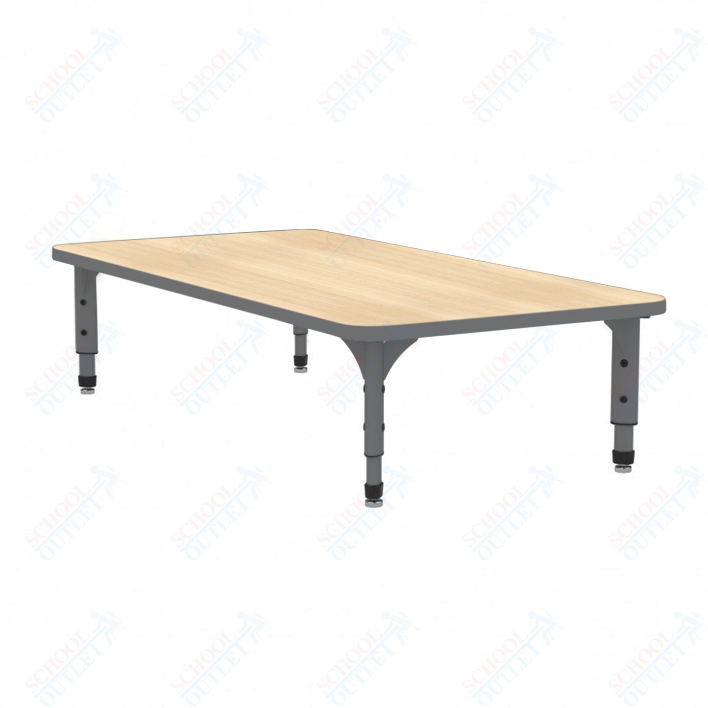 Marco Rectangle Floor Table 30" x 72" Adjustable Height 12"-15" (38-2238-MC)