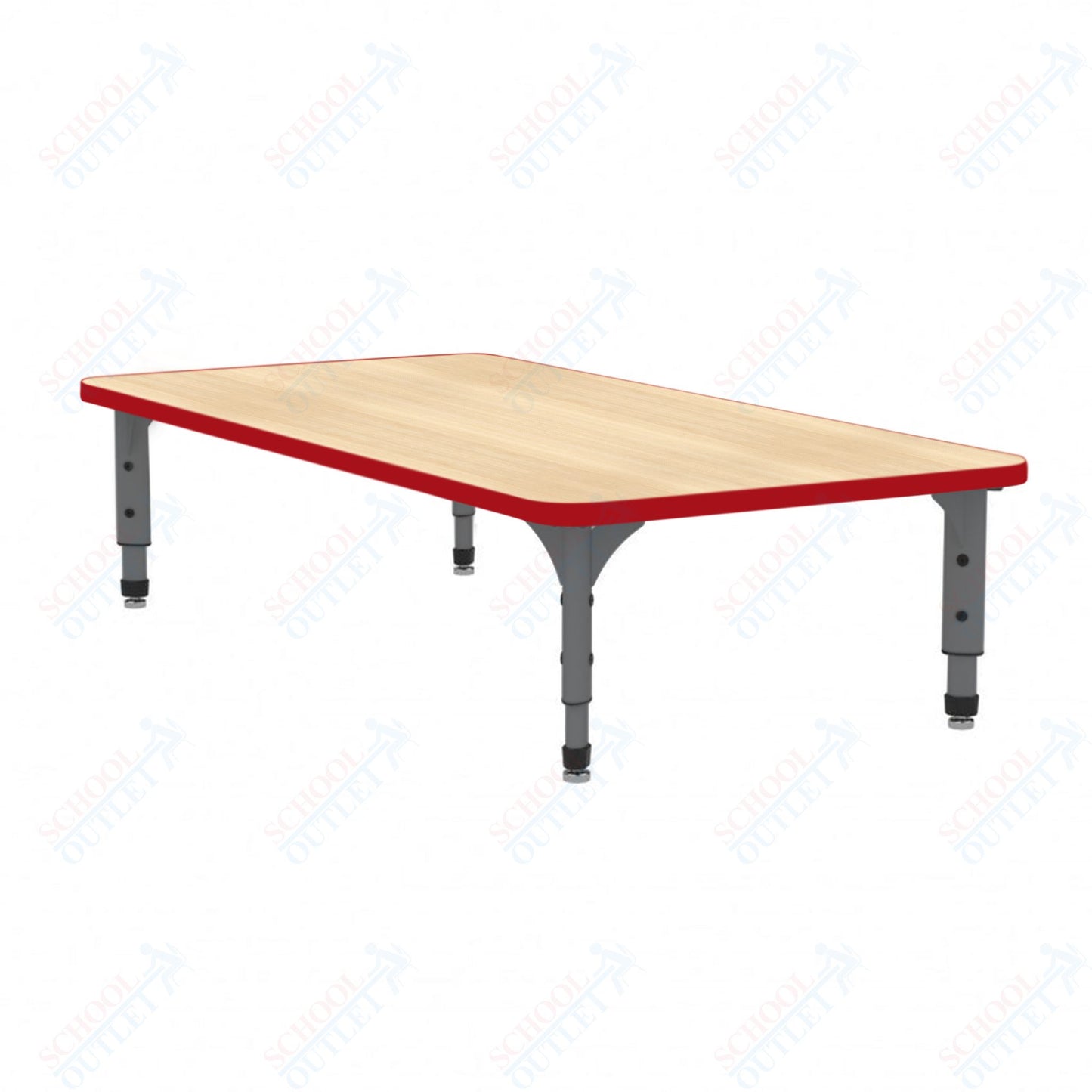 Marco Rectangle Floor Table 30" x 72" Adjustable Height 12"-15" (38-2238-MC)