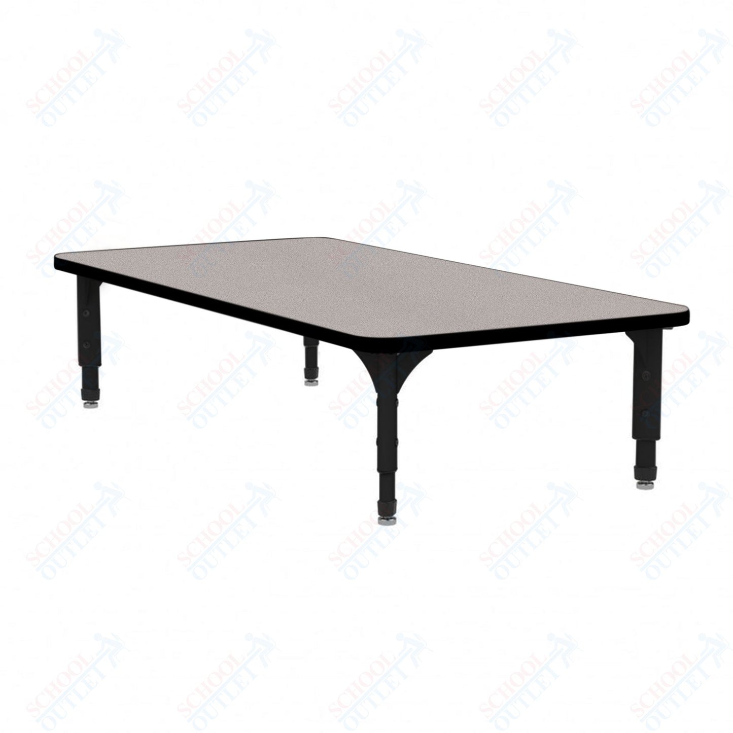 Marco Rectangle Floor Table 30" x 72" Adjustable Height 12"-15" (38-2238-MC)