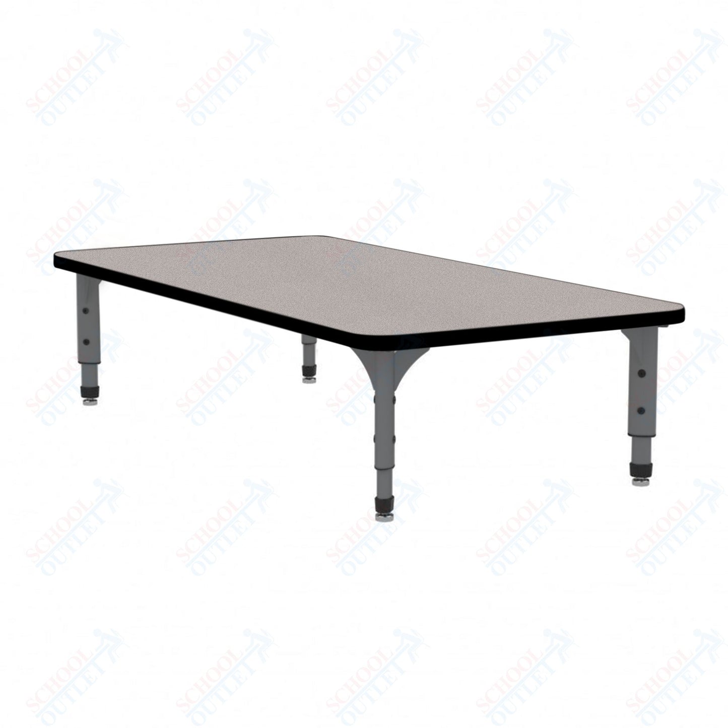 Marco Rectangle Floor Table 30" x 72" Adjustable Height 12"-15" (38-2238-MC)