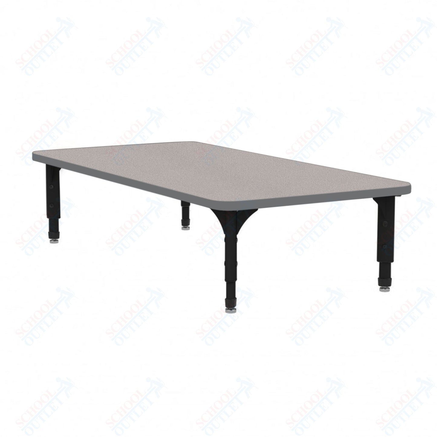 Marco Rectangle Floor Table 30" x 72" Adjustable Height 12"-15" (38-2238-MC)