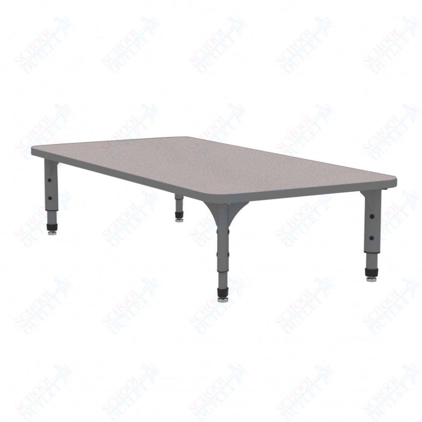 Marco Rectangle Floor Table 30" x 72" Adjustable Height 12"-15" (38-2238-MC)