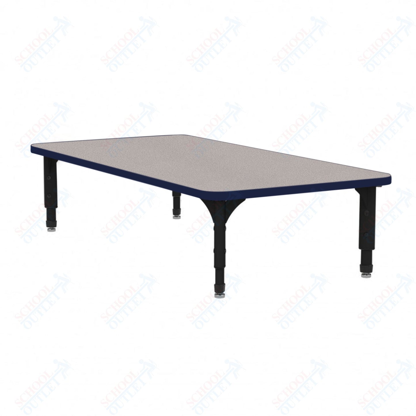 Marco Rectangle Floor Table 30" x 72" Adjustable Height 12"-15" (38-2238-MC)