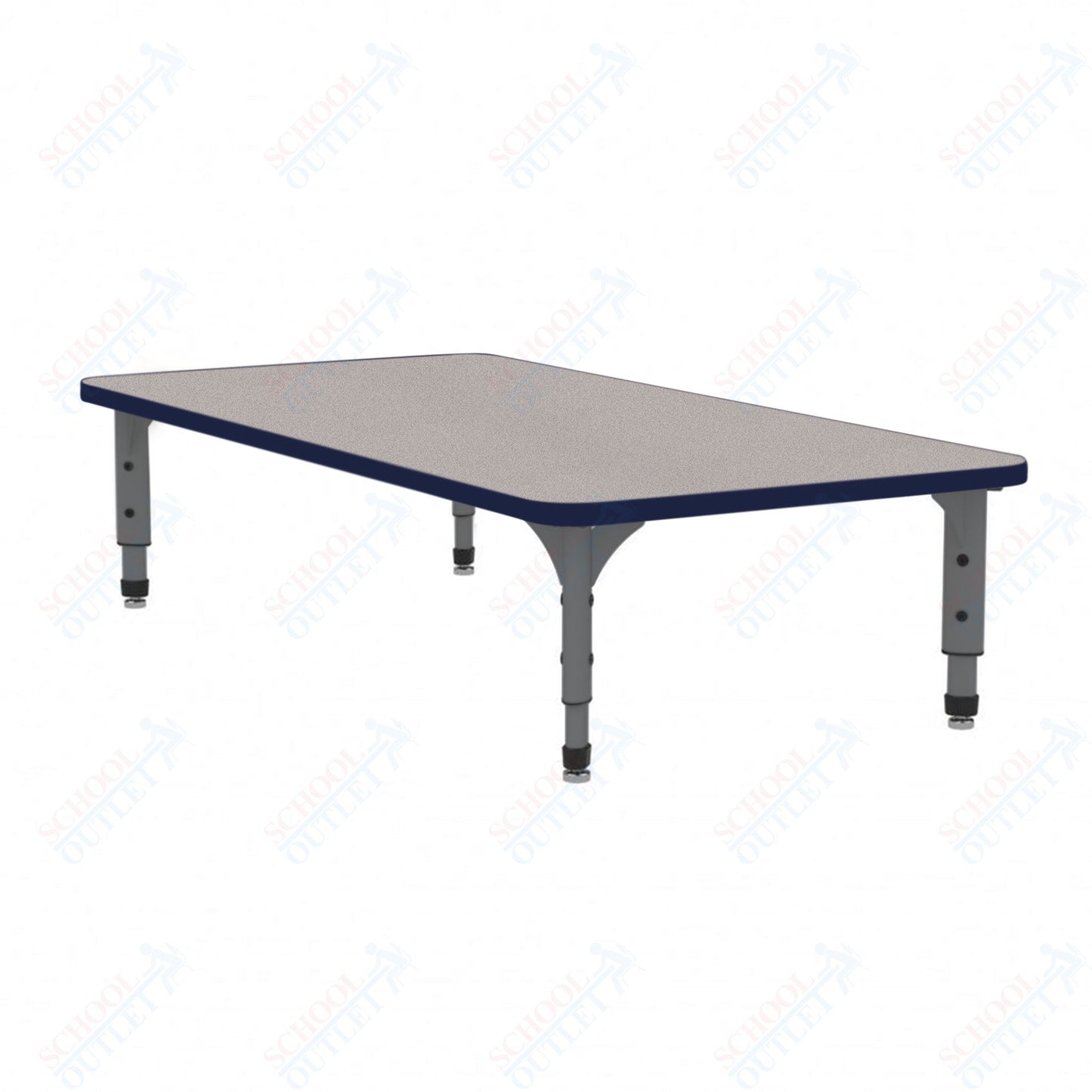Marco Rectangle Floor Table 30" x 72" Adjustable Height 12"-15" (38-2238-MC)