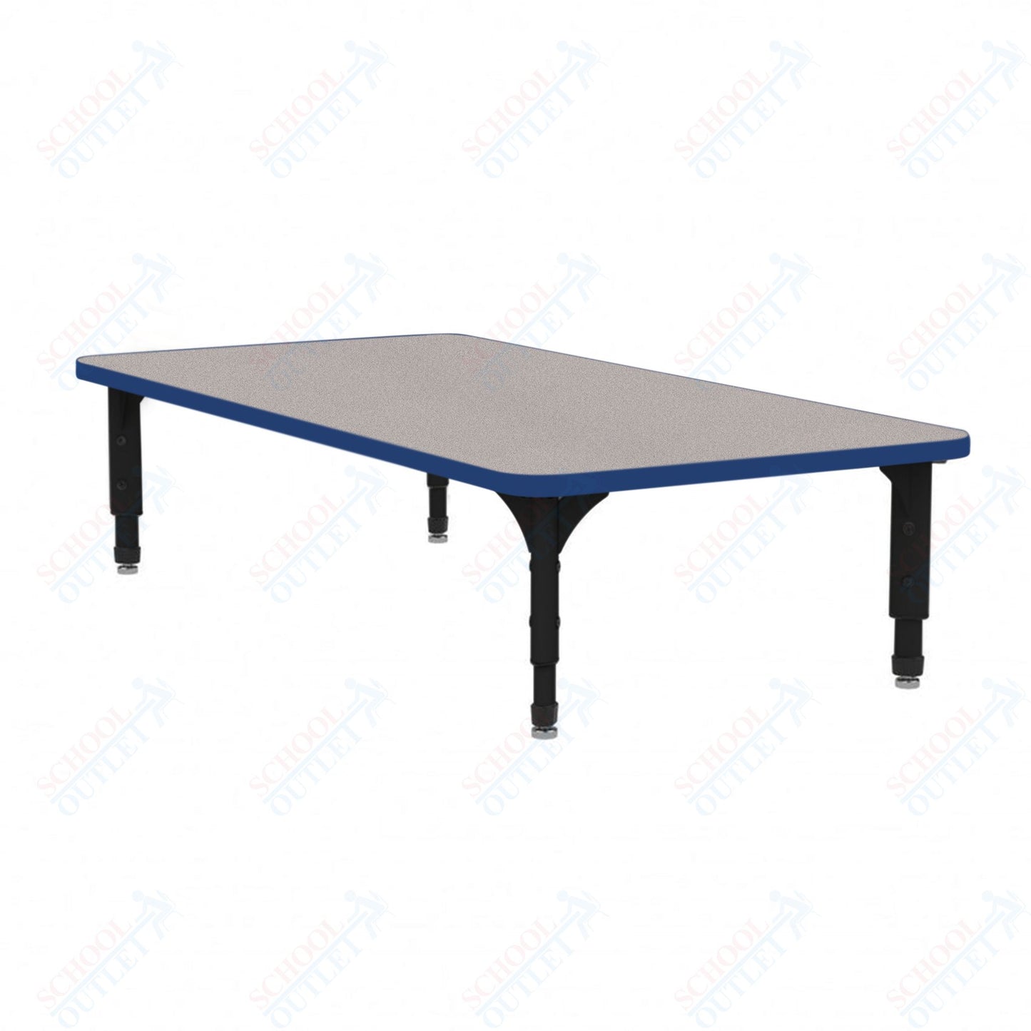 Marco Rectangle Floor Table 30" x 72" Adjustable Height 12"-15" (38-2238-MC)