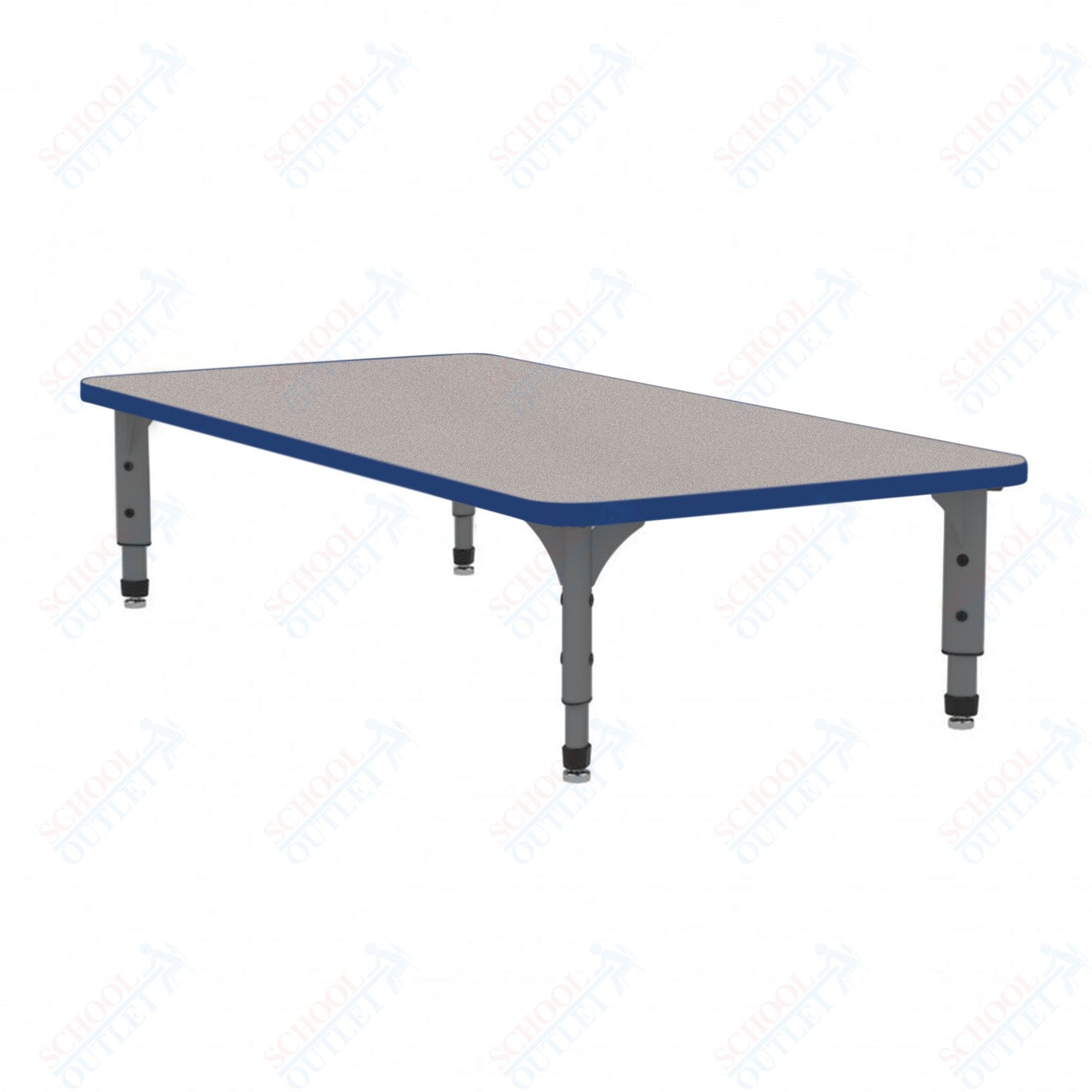 Marco Rectangle Floor Table 30" x 72" Adjustable Height 12"-15" (38-2238-MC)