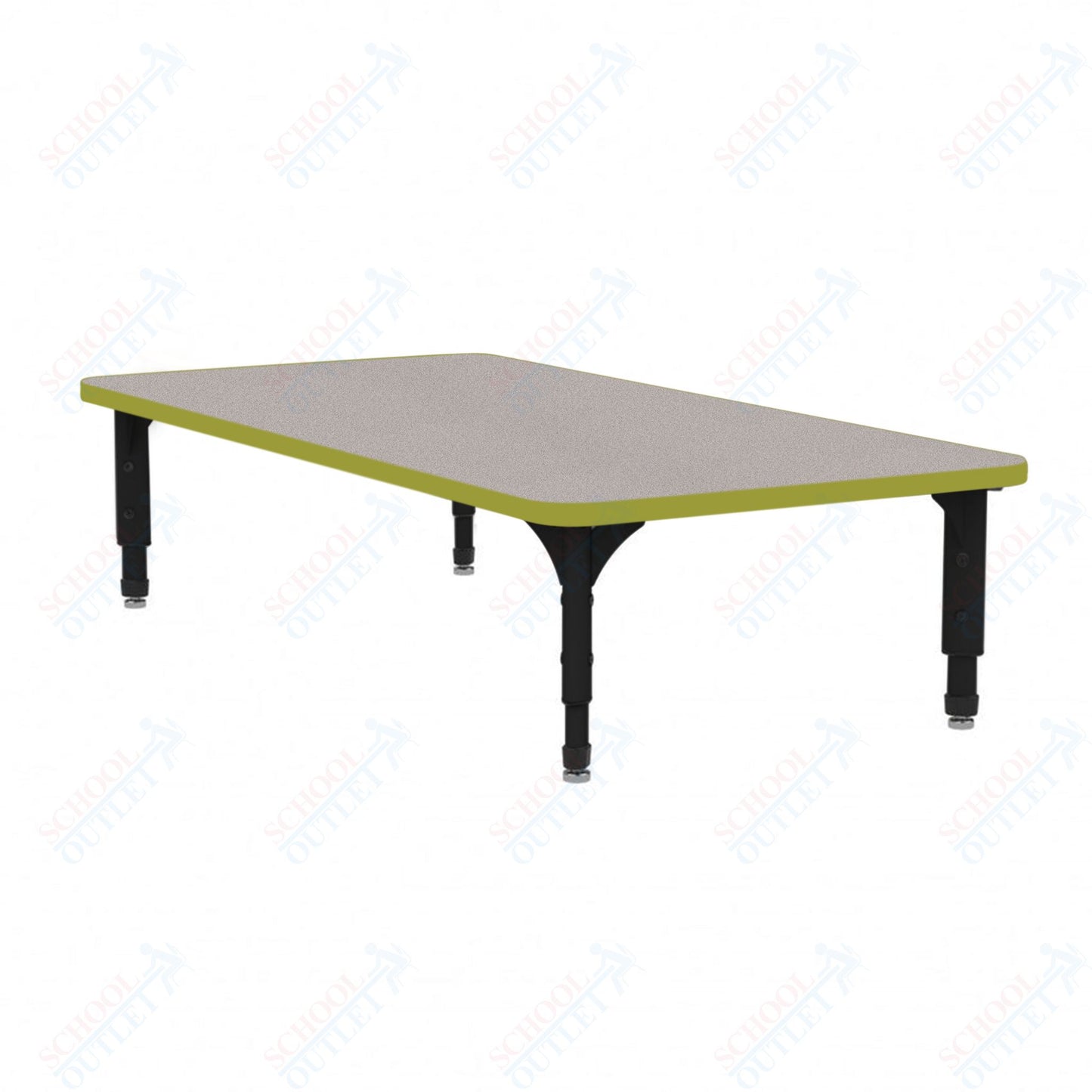 Marco Rectangle Floor Table 30" x 72" Adjustable Height 12"-15" (38-2238-MC)