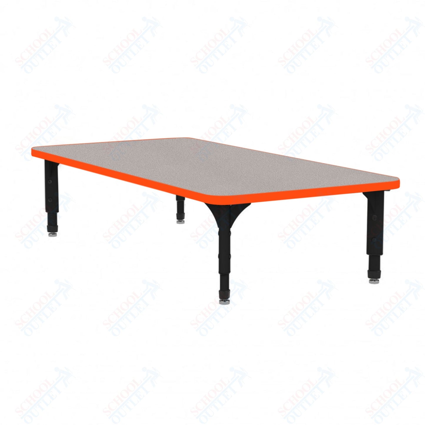 Marco Rectangle Floor Table 30" x 72" Adjustable Height 12"-15" (38-2238-MC)