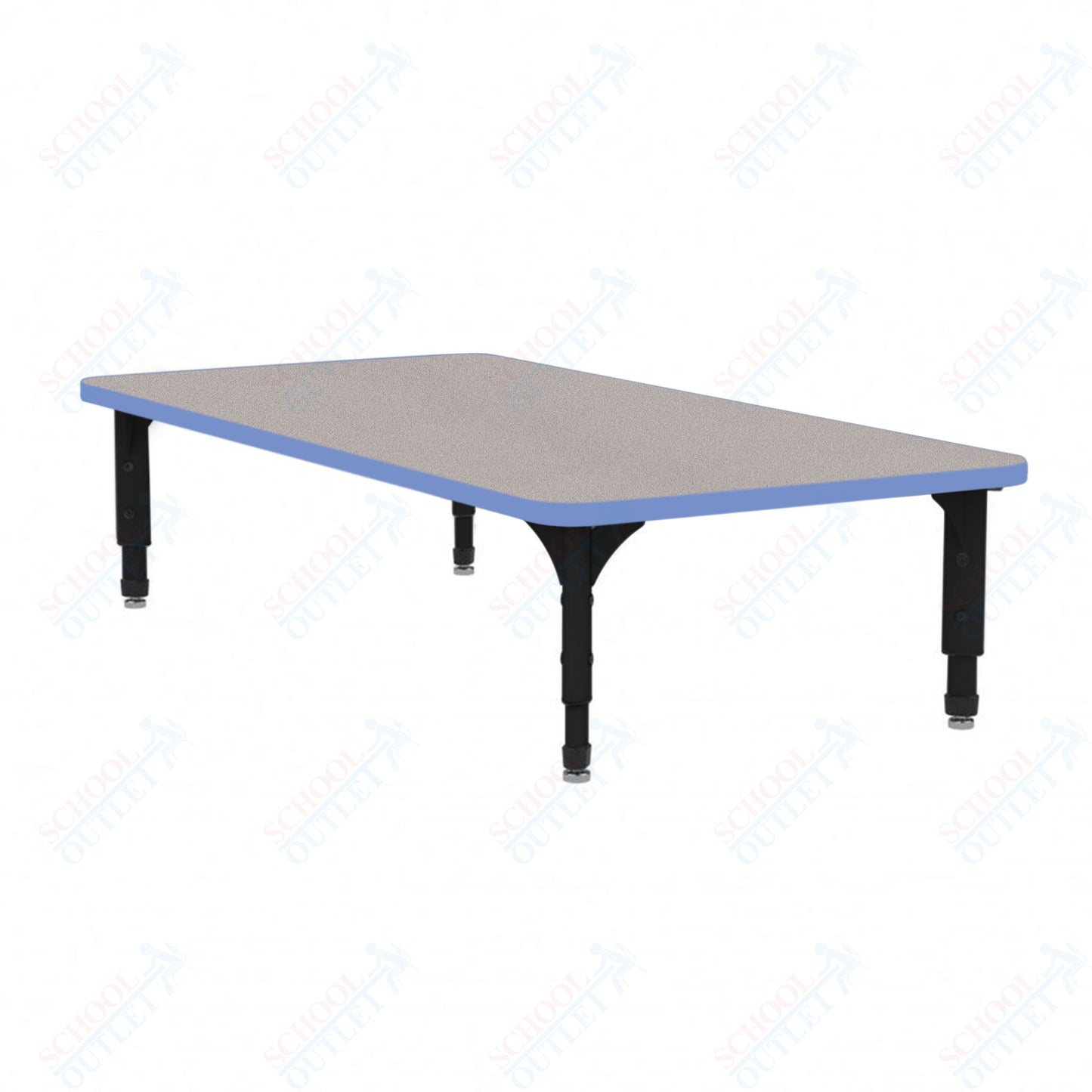 Marco Rectangle Floor Table 30" x 72" Adjustable Height 12"-15" (38-2238-MC)