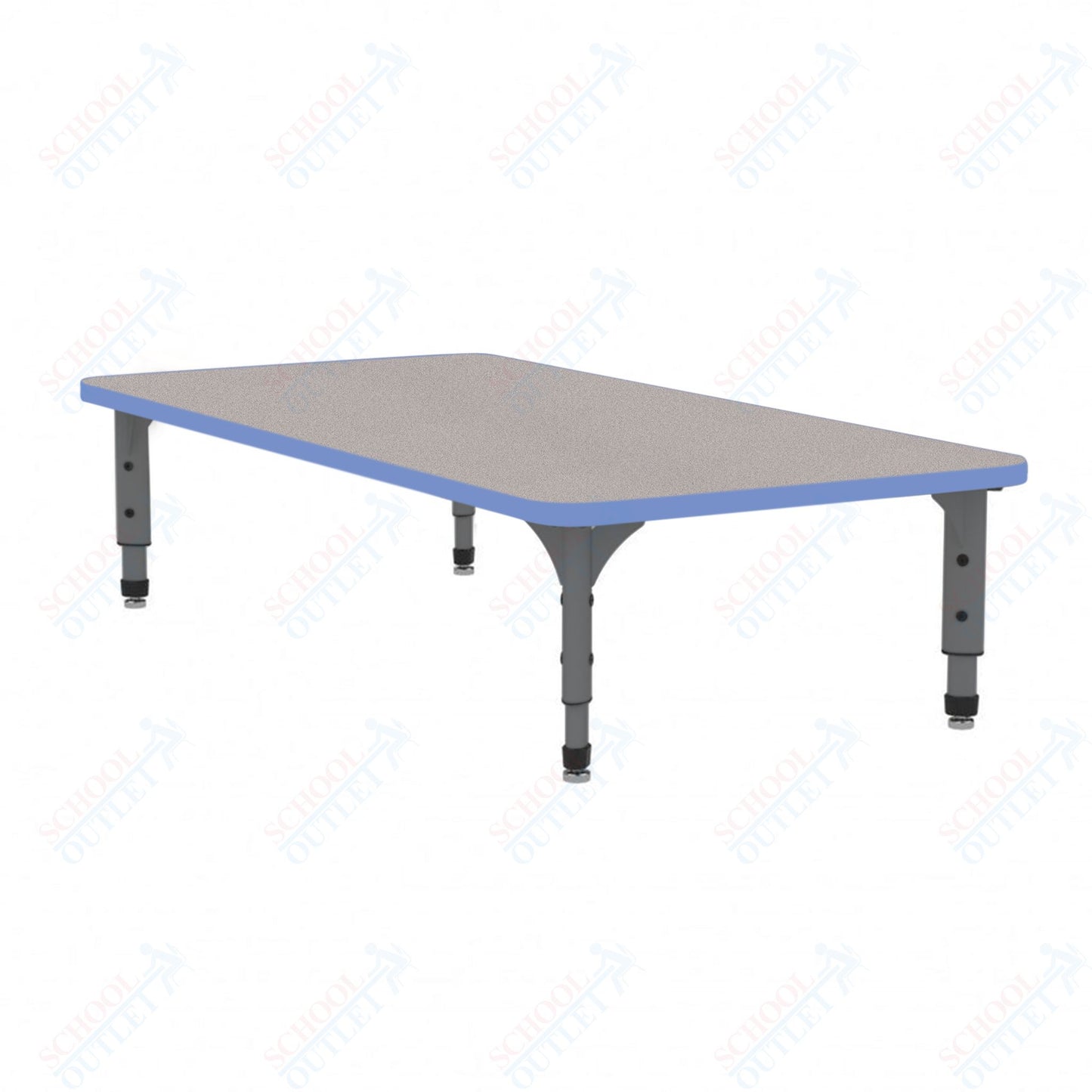 Marco Rectangle Floor Table 30" x 72" Adjustable Height 12"-15" (38-2238-MC)