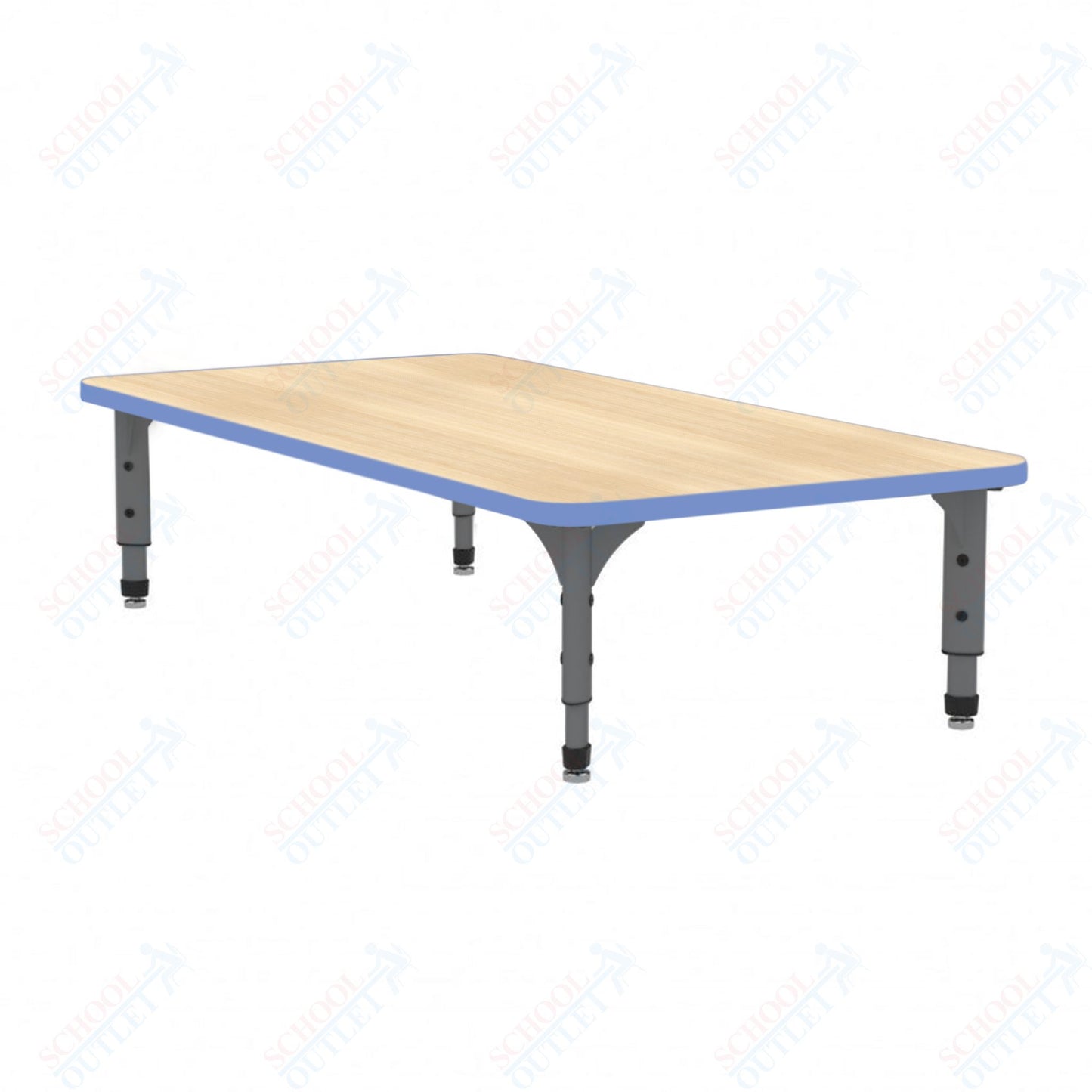 Marco Rectangle Floor Table 30" x 72" Adjustable Height 12"-15" (38-2238-MC)