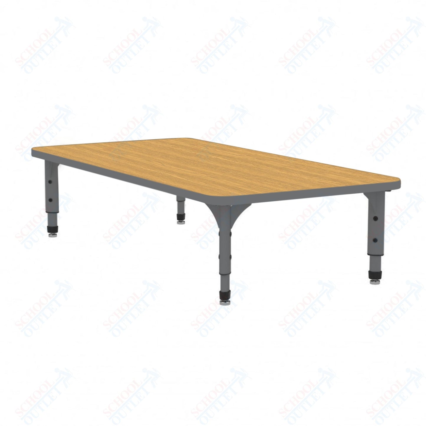 Marco Rectangle Floor Table 30" x 72" Adjustable Height 12"-15" (38-2238-MC)