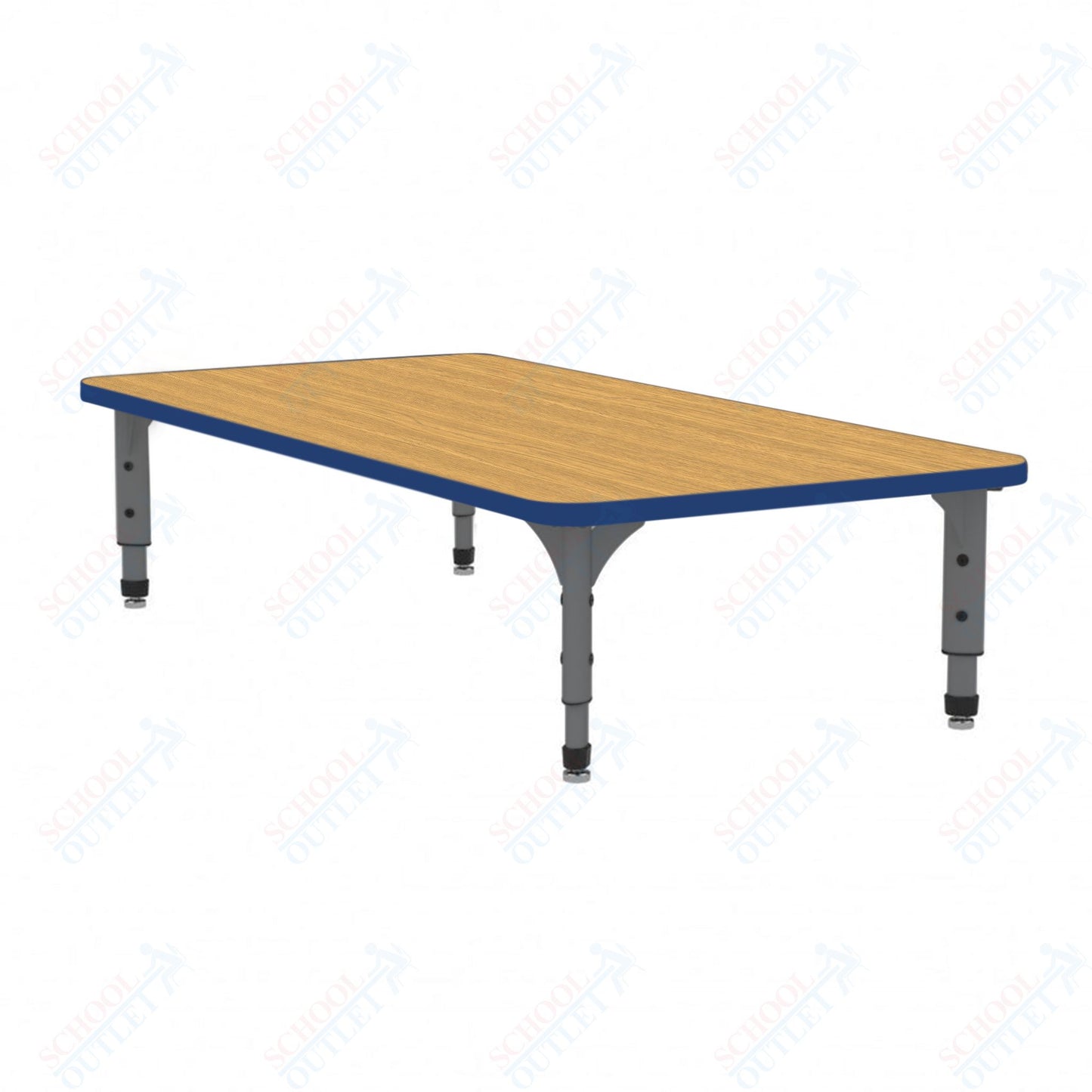 Marco Rectangle Floor Table 30" x 72" Adjustable Height 12"-15" (38-2238-MC)