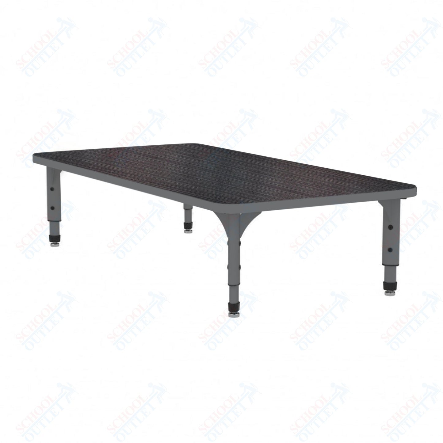 Marco Rectangle Floor Table 30" x 72" Adjustable Height 12"-15" (38-2238-MC)