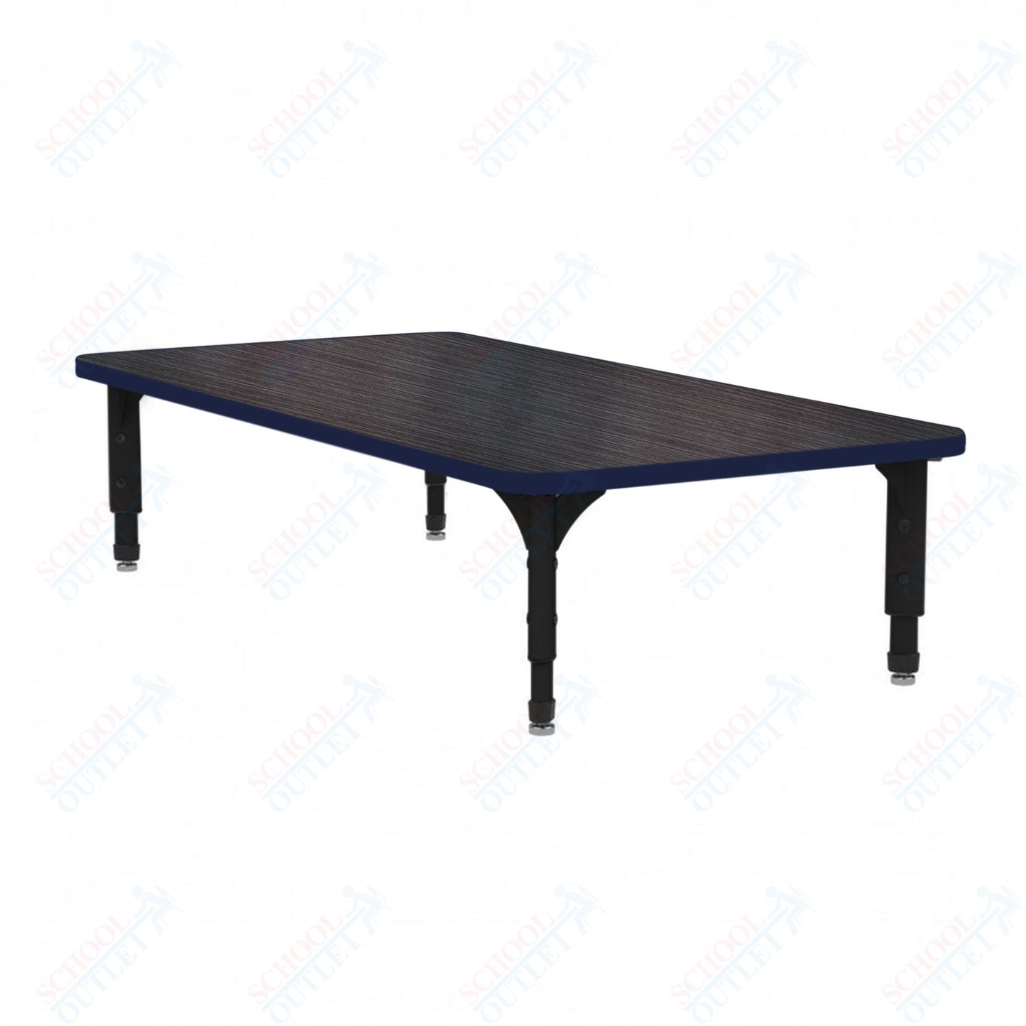 Marco Rectangle Floor Table 30" x 72" Adjustable Height 12"-15" (38-2238-MC)