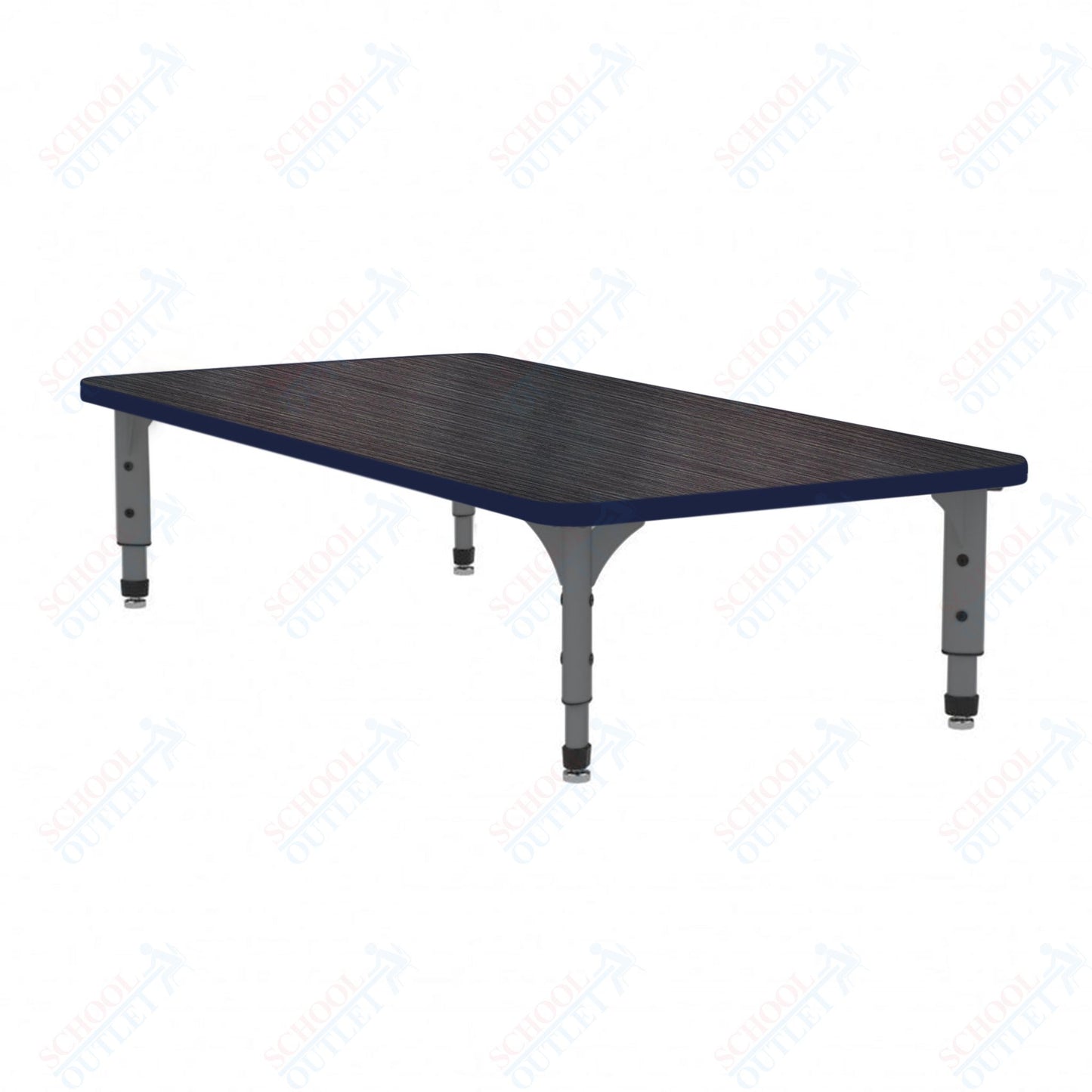 Marco Rectangle Floor Table 30" x 72" Adjustable Height 12"-15" (38-2238-MC)