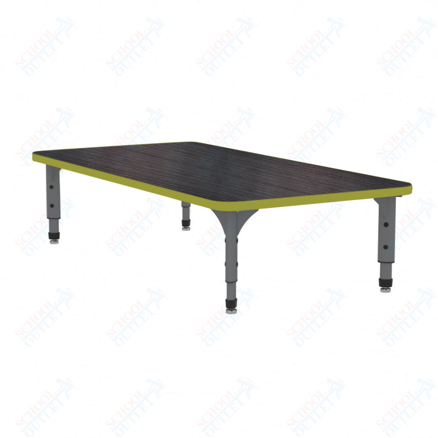 Marco Rectangle Floor Table 30" x 72" Adjustable Height 12"-15" (38-2238-MC)