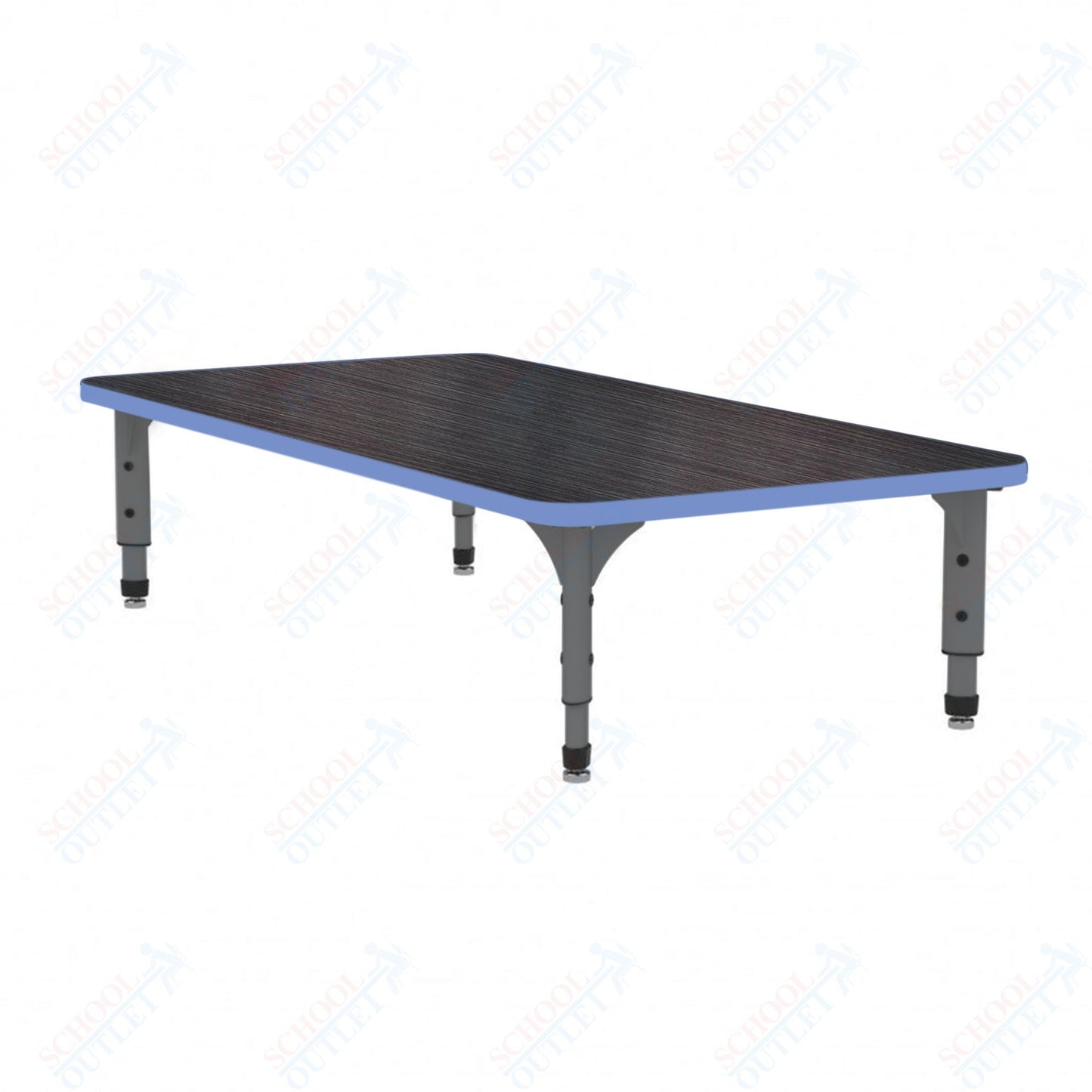 Marco Rectangle Floor Table 30" x 72" Adjustable Height 12"-15" (38-2238-MC)