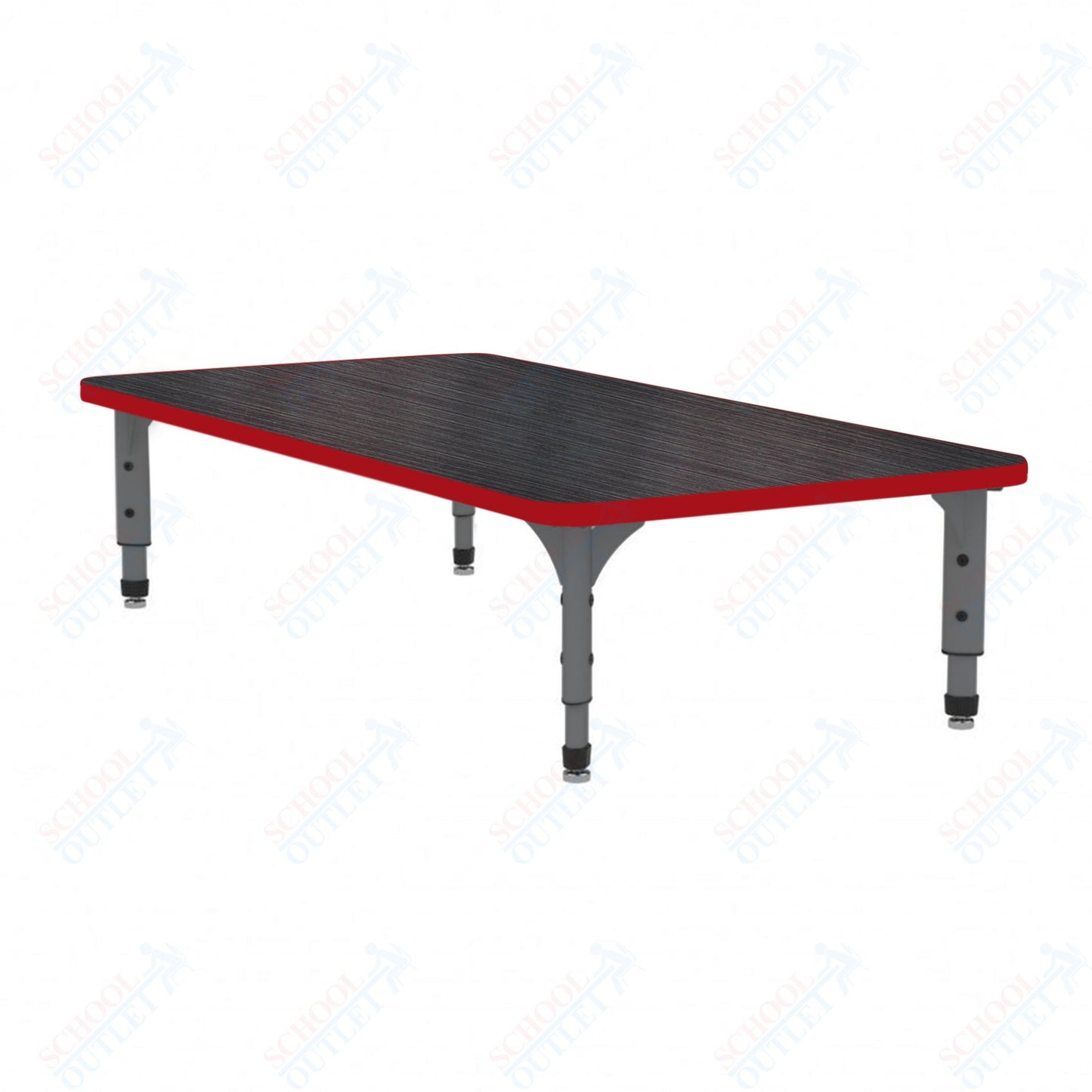Marco Rectangle Floor Table 30" x 72" Adjustable Height 12"-15" (38-2238-MC)