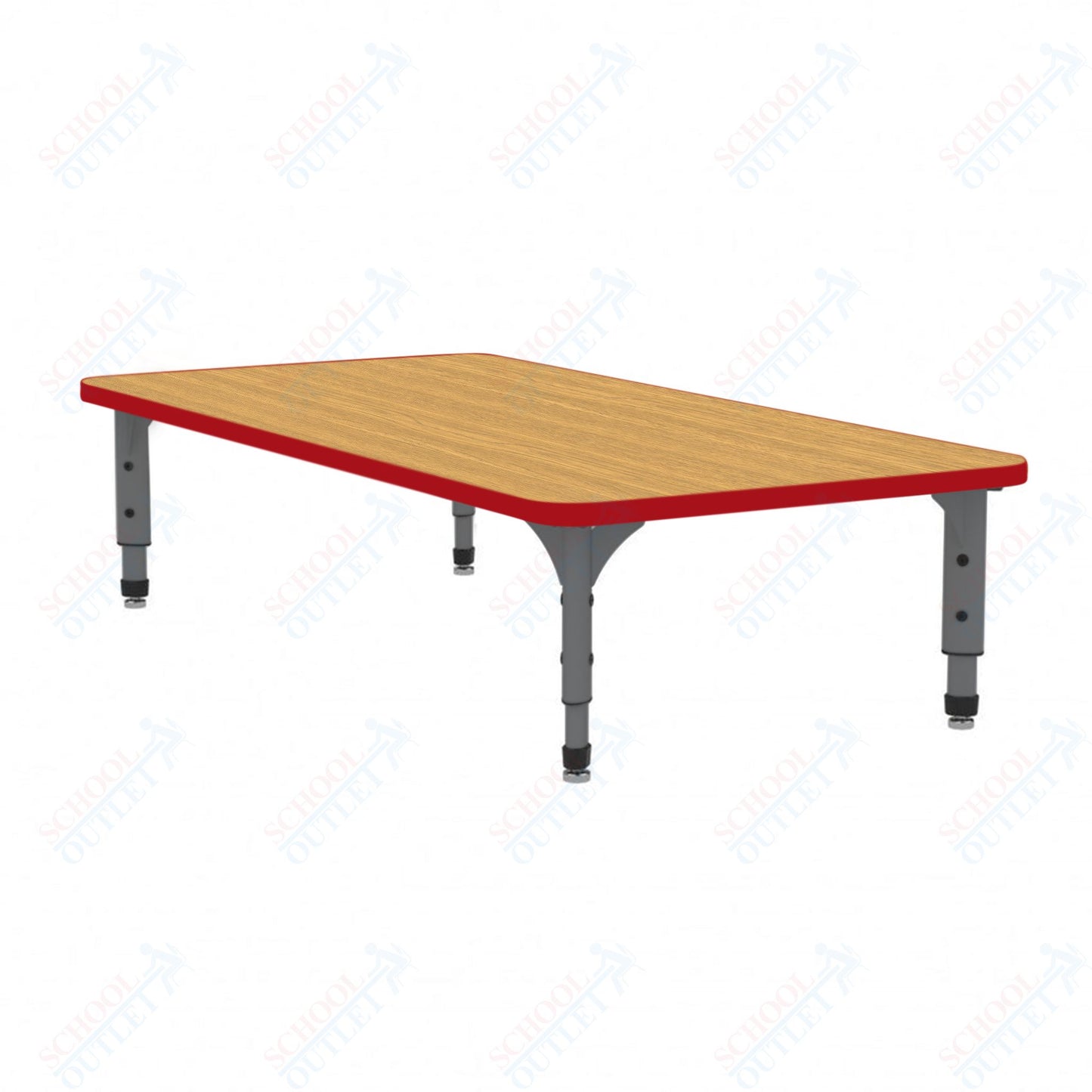 Marco Rectangle Floor Table 30" x 72" Adjustable Height 12"-15" (38-2238-MC)