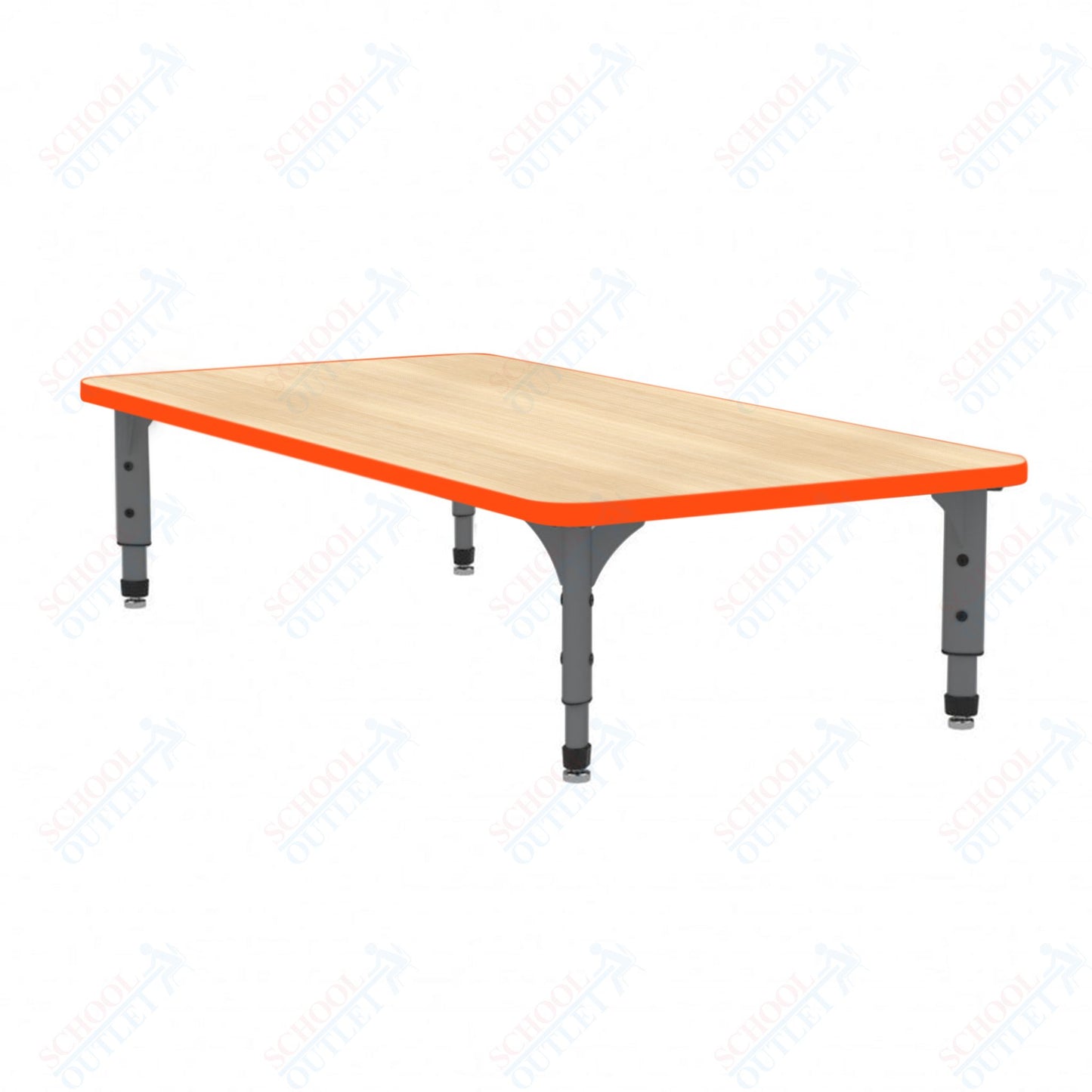 Marco Rectangle Floor Table 30" x 72" Adjustable Height 12"-15" (38-2238-MC)