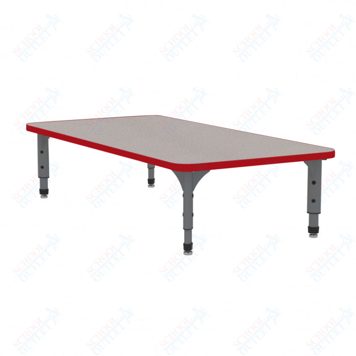 Marco Rectangle Floor Table 30" x 72" Adjustable Height 12"-15" (38-2238-MC)
