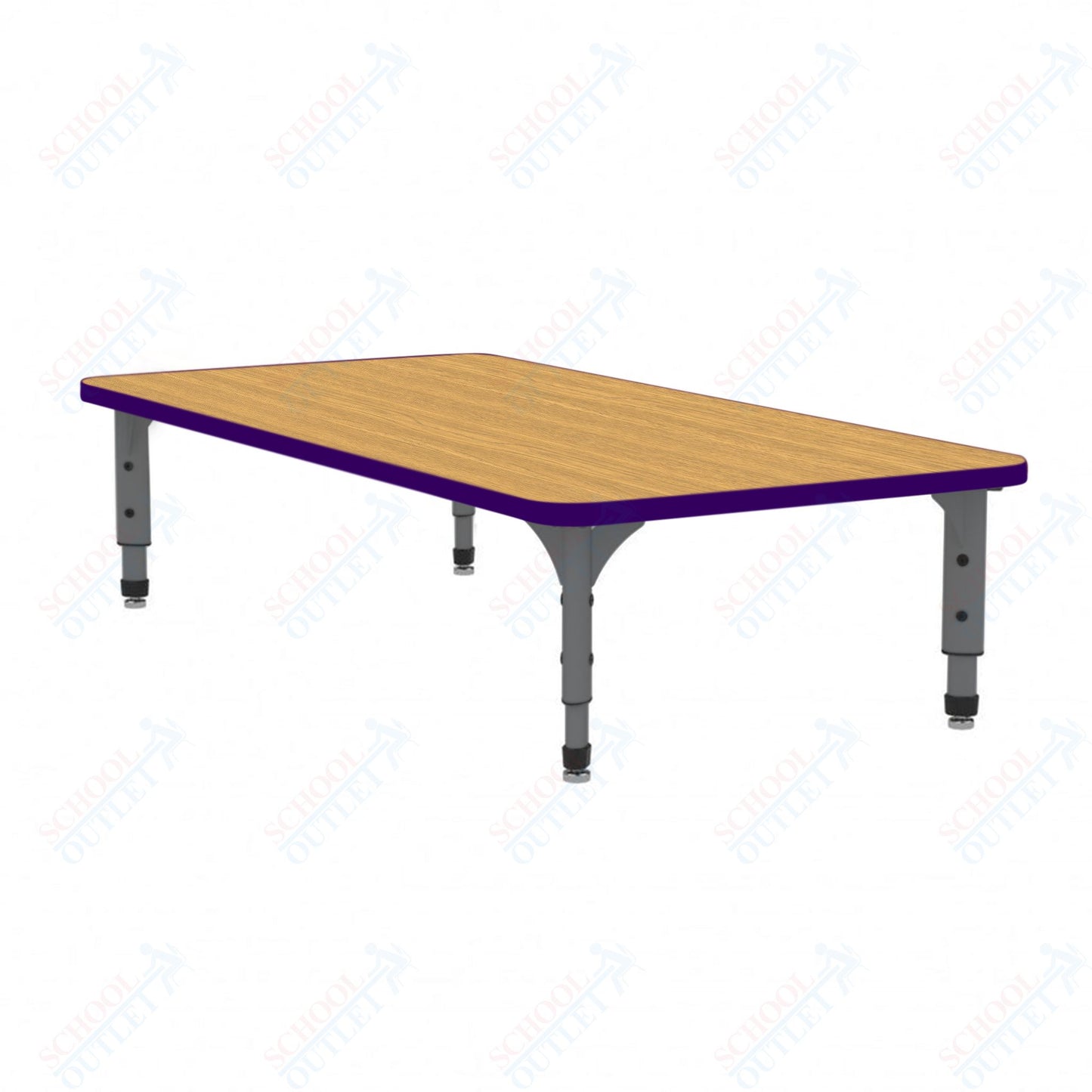 Marco Rectangle Floor Table 30" x 72" Adjustable Height 12"-15" (38-2238-MC)