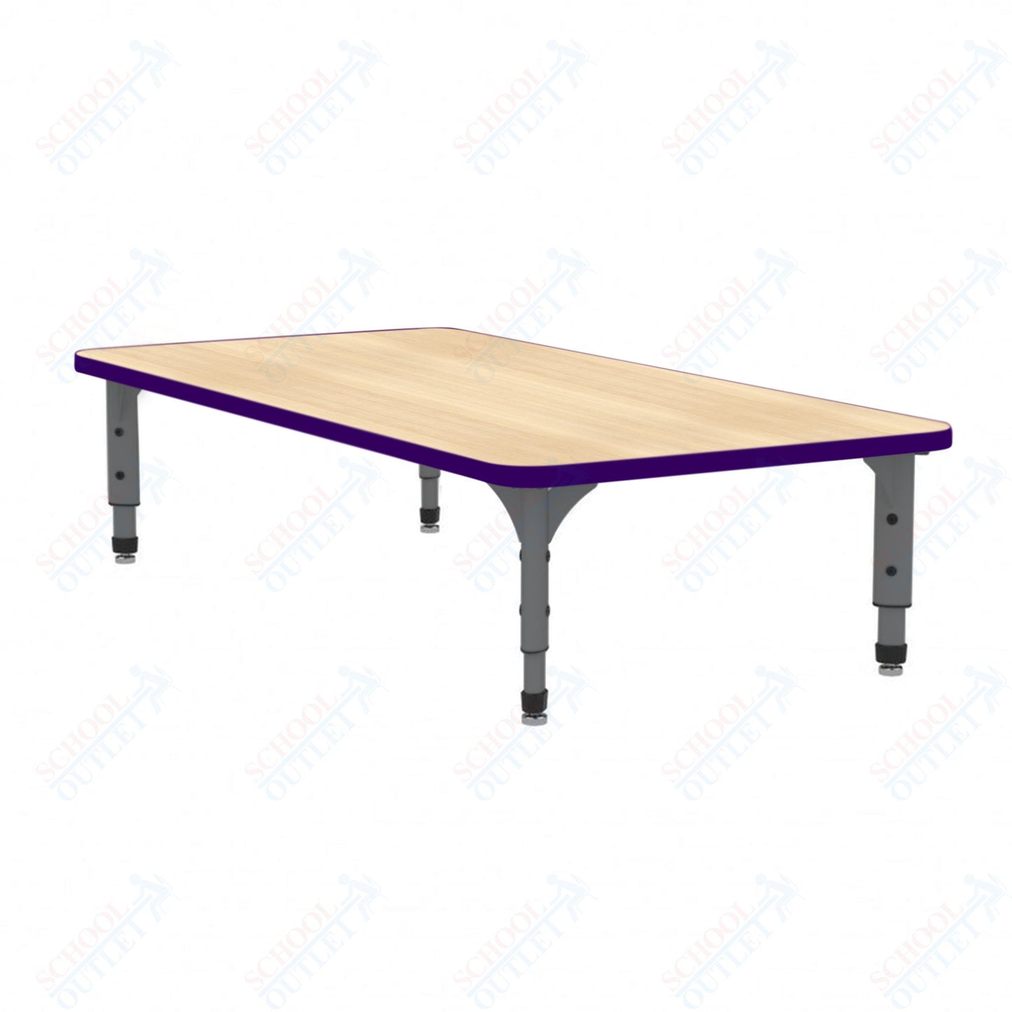 Marco Rectangle Floor Table 30" x 72" Adjustable Height 12"-15" (38-2238-MC)