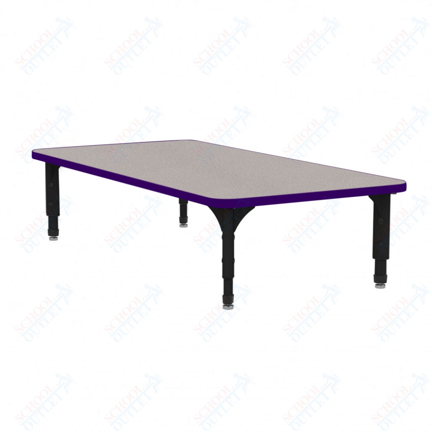 Marco Rectangle Floor Table 30" x 72" Adjustable Height 12"-15" (38-2238-MC)