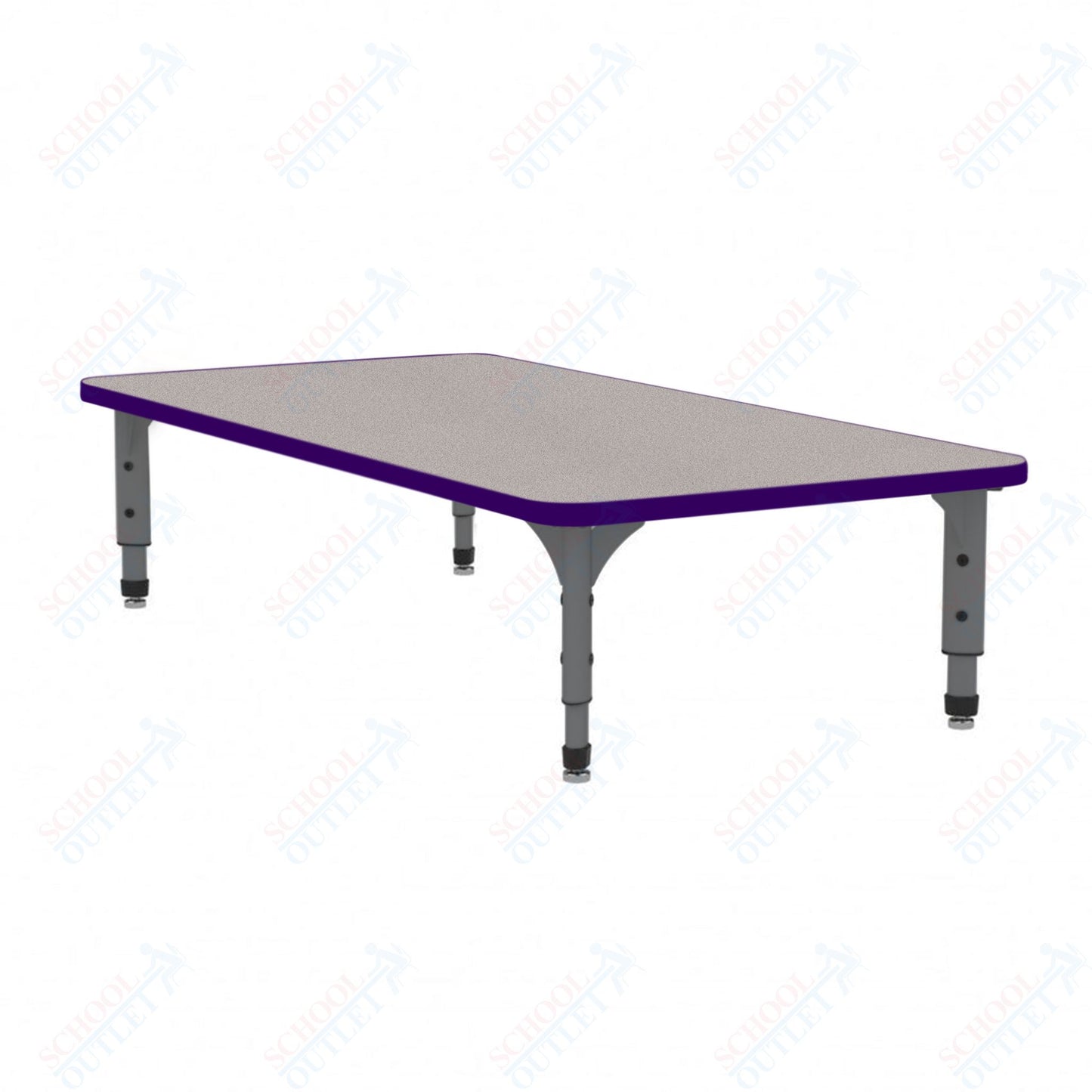 Marco Rectangle Floor Table 30" x 72" Adjustable Height 12"-15" (38-2238-MC)