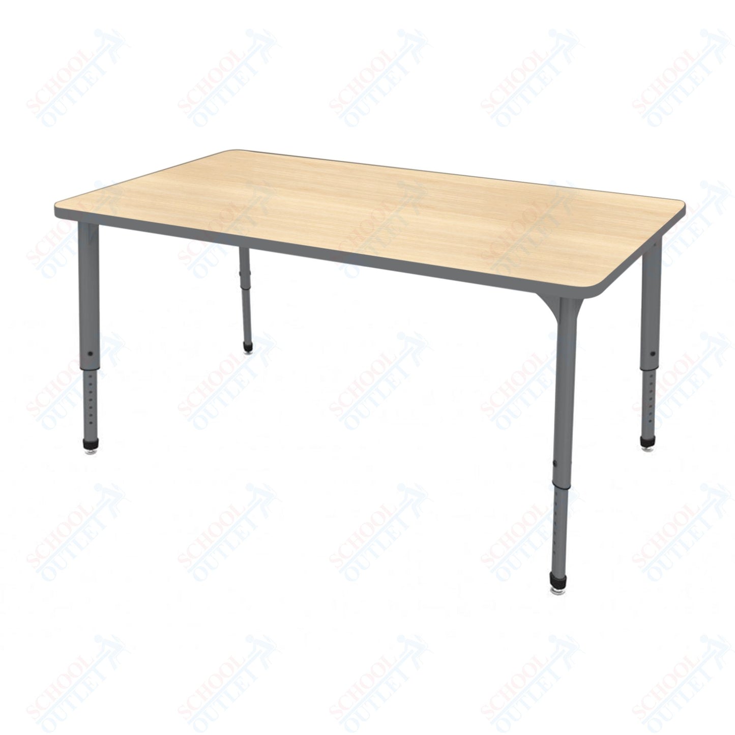 Marco Apex Series Rectangle School Activity Table 36" x 60" Adjustable Height 21"-30" (38-2247-MA)