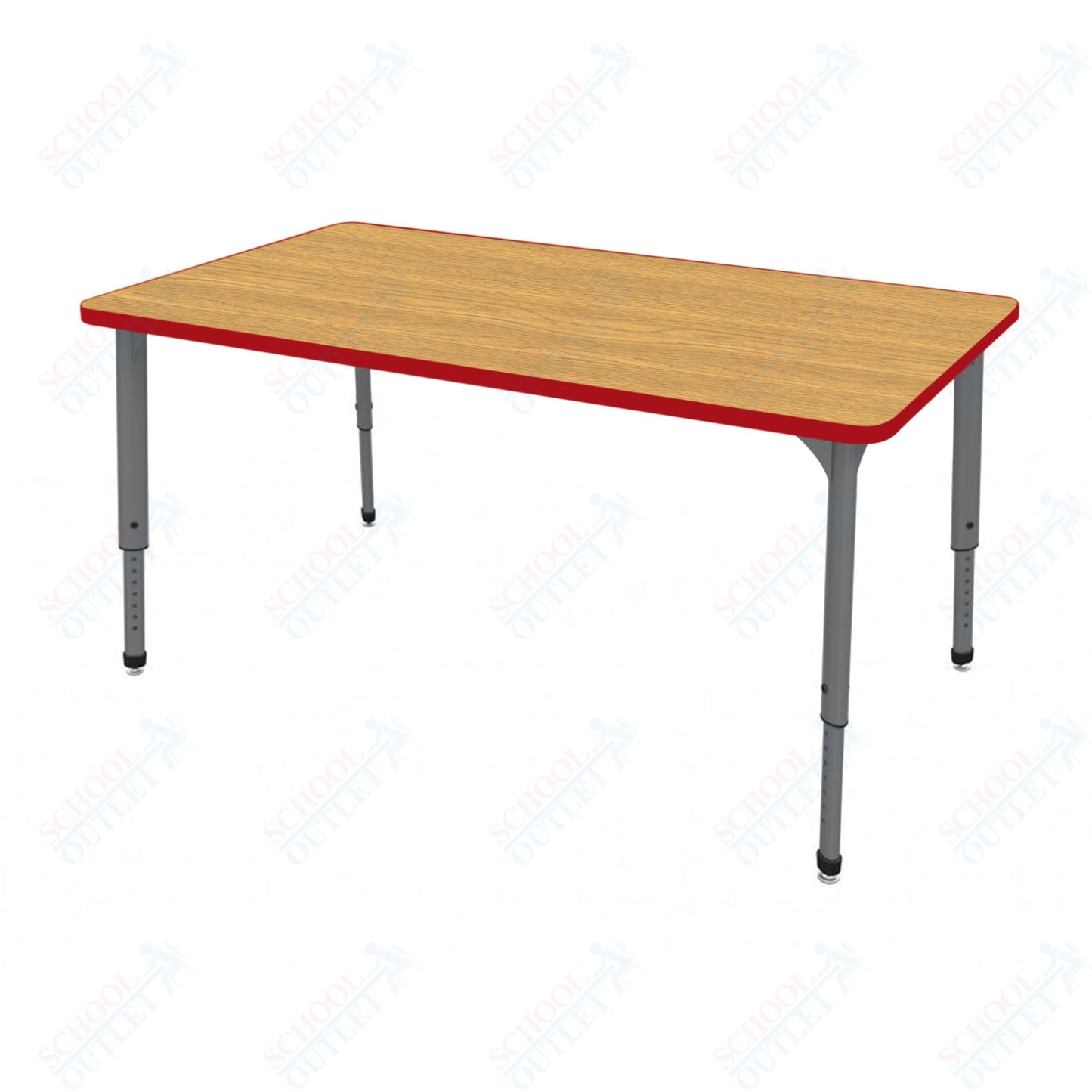 Marco Apex Series Rectangle School Activity Table 36" x 60" Adjustable Height 21"-30" (38-2247-MA)