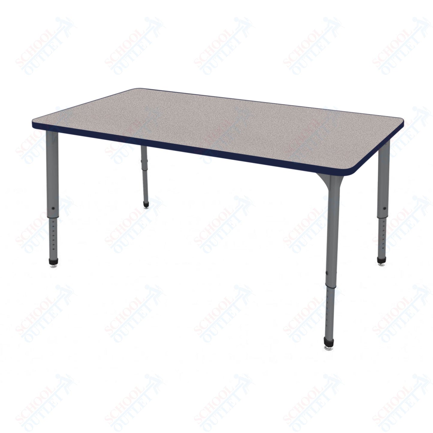 Marco Apex Series Rectangle School Activity Table 36" x 60" Adjustable Height 21"-30" (38-2247-MA)