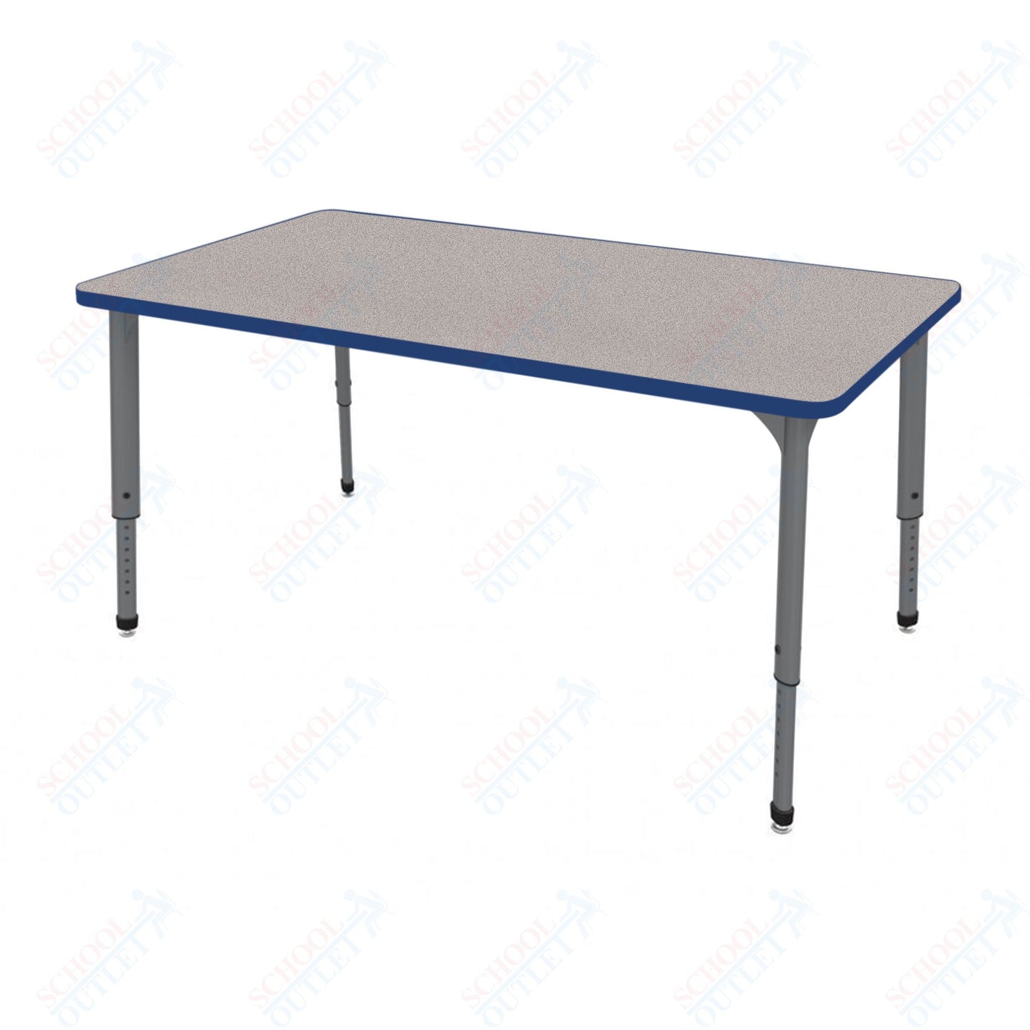 Marco Apex Series Rectangle School Activity Table 36" x 60" Adjustable Height 21"-30" (38-2247-MA)
