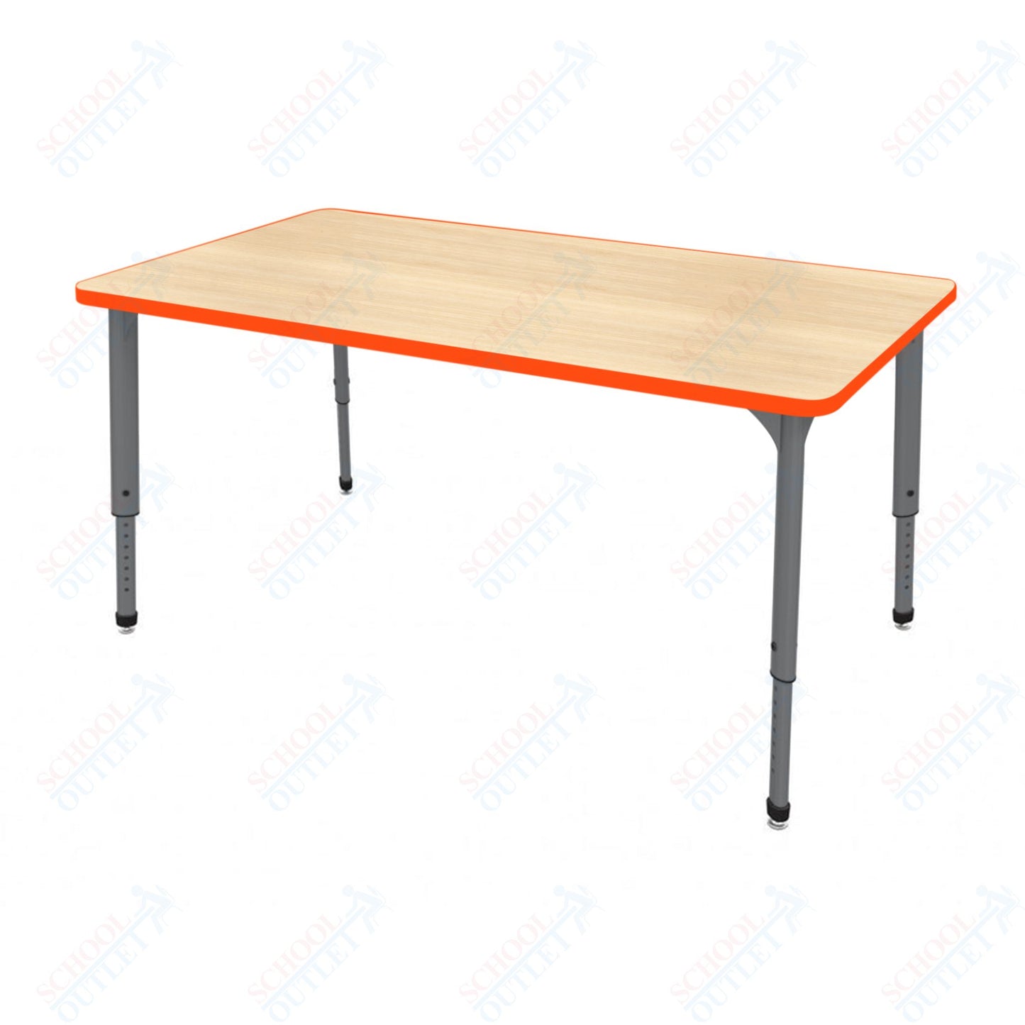 Marco Apex Series Rectangle School Activity Table 36" x 60" Adjustable Height 21"-30" (38-2247-MA)