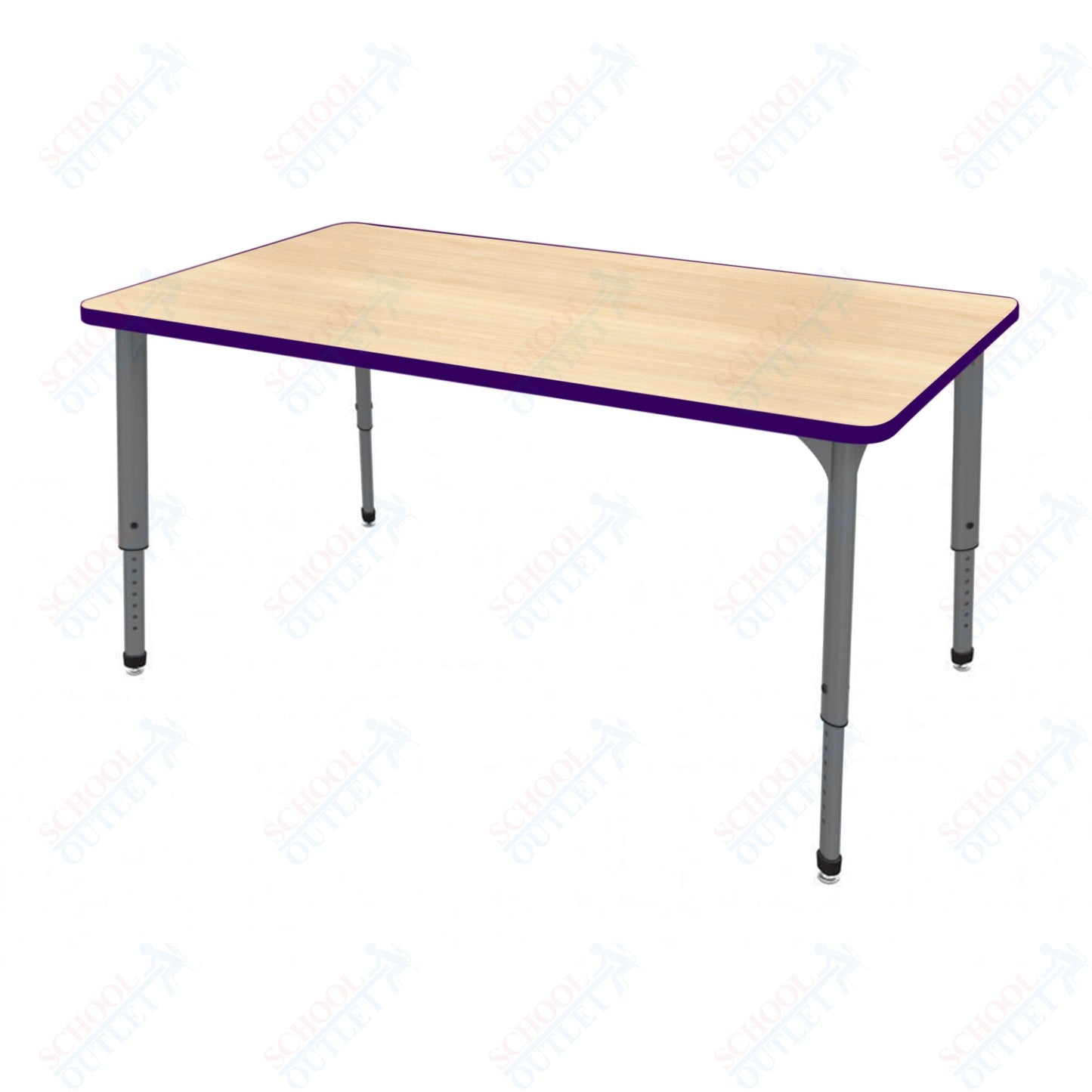 Marco Apex Series Rectangle School Activity Table 36" x 60" Adjustable Height 21"-30" (38-2247-MA)