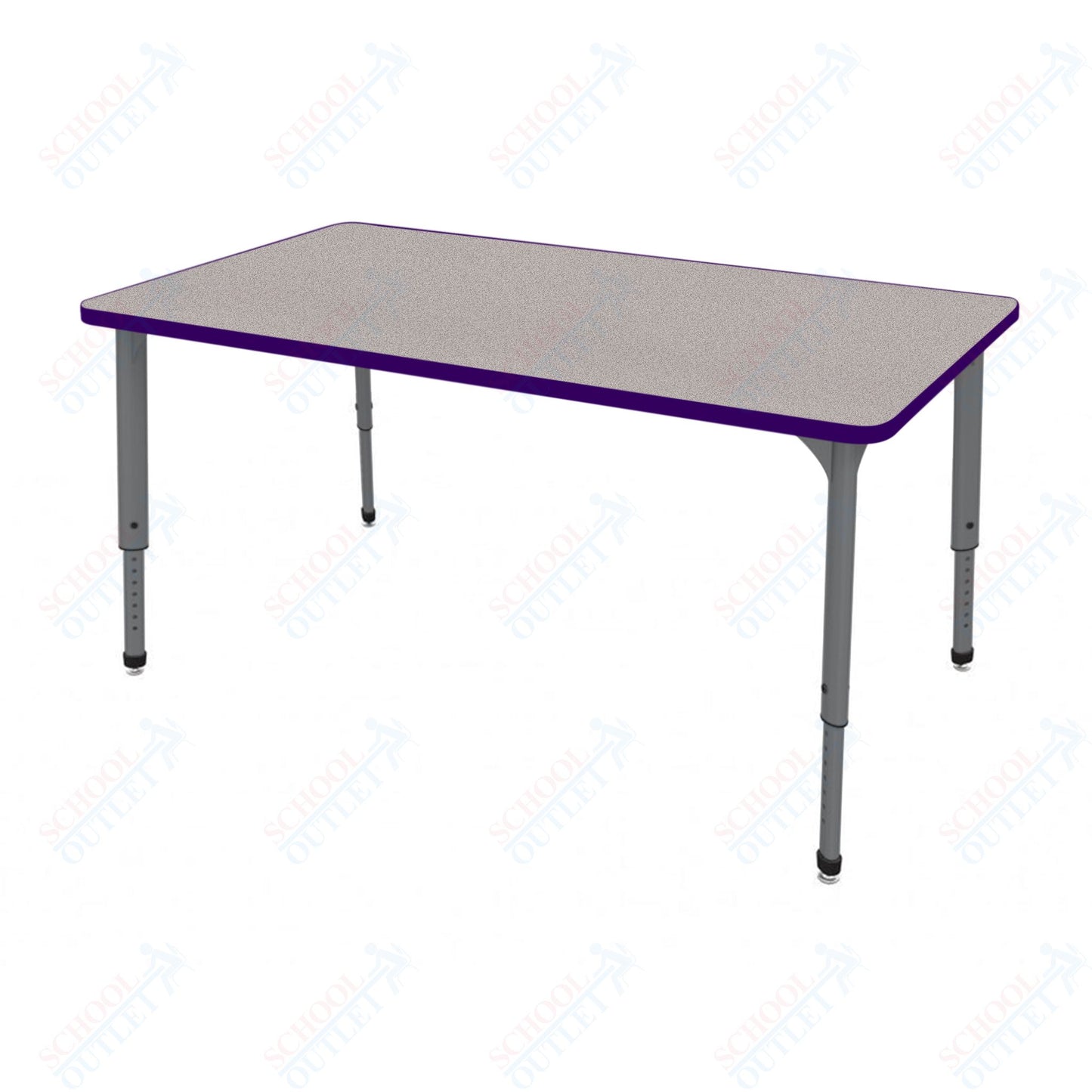 Marco Apex Series Rectangle School Activity Table 36" x 60" Adjustable Height 21"-30" (38-2247-MA)