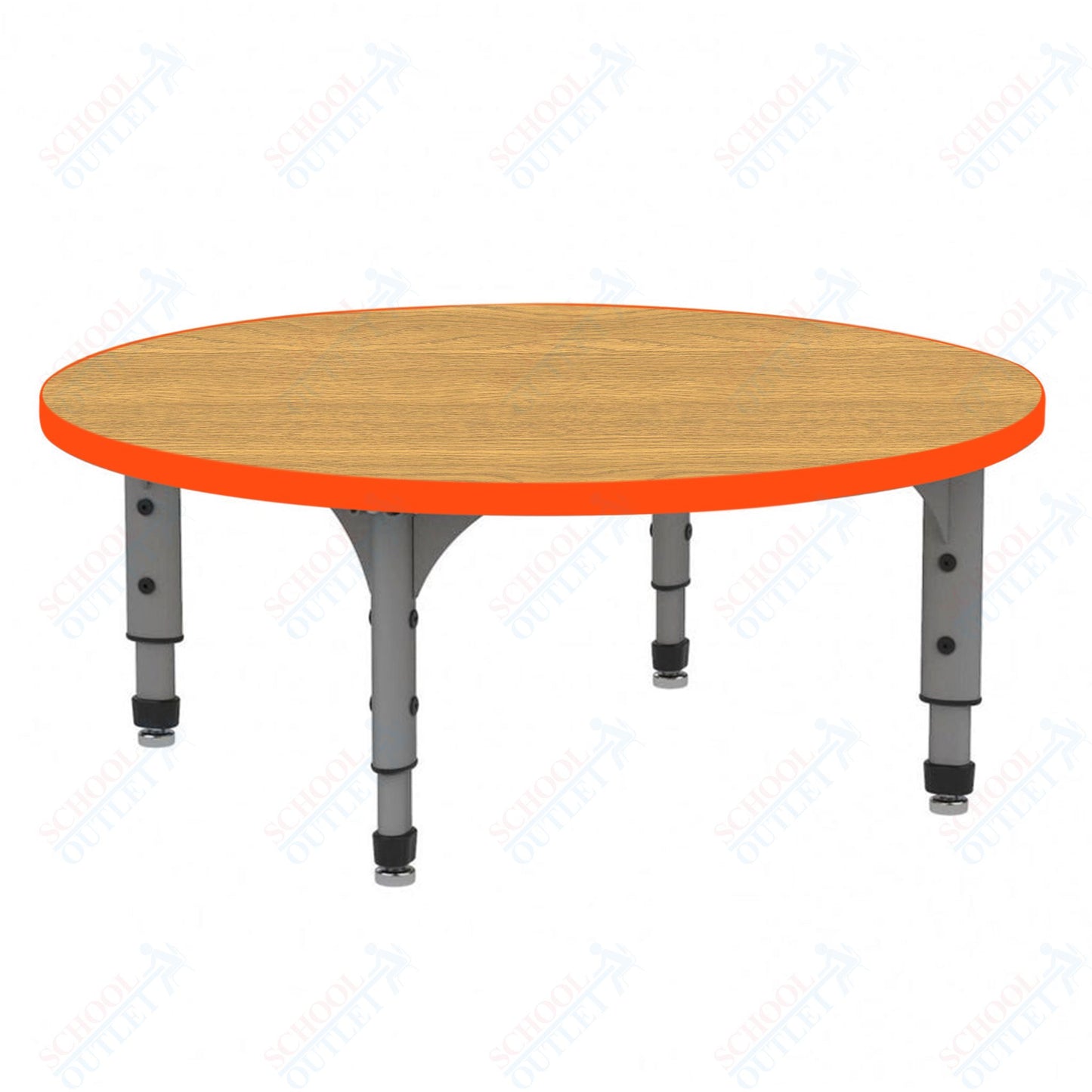Marco 48" Round Floor Table Adjustable Height 12"-15" (38-2266-MC)