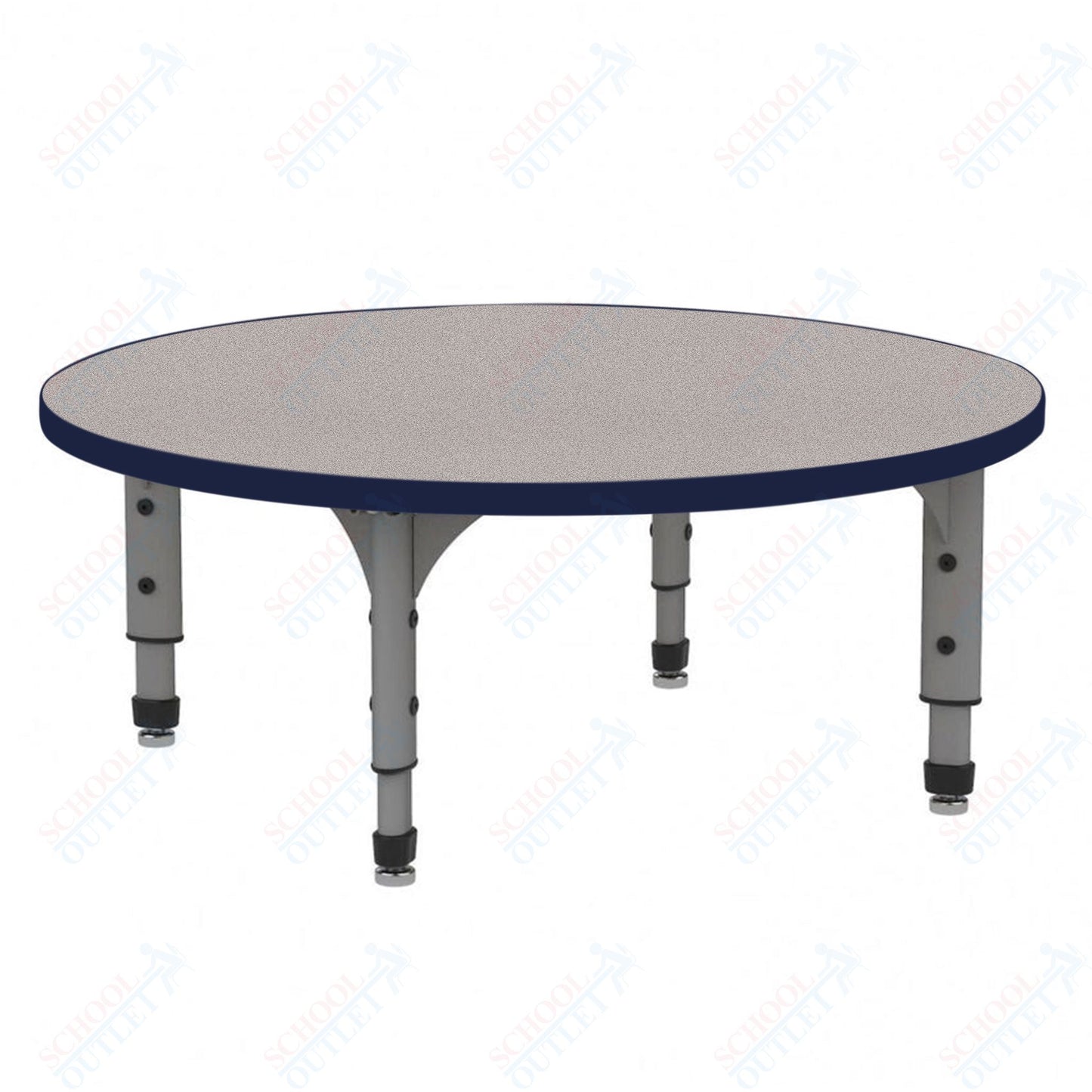 Marco 48" Round Floor Table Adjustable Height 12"-15" (38-2266-MC)