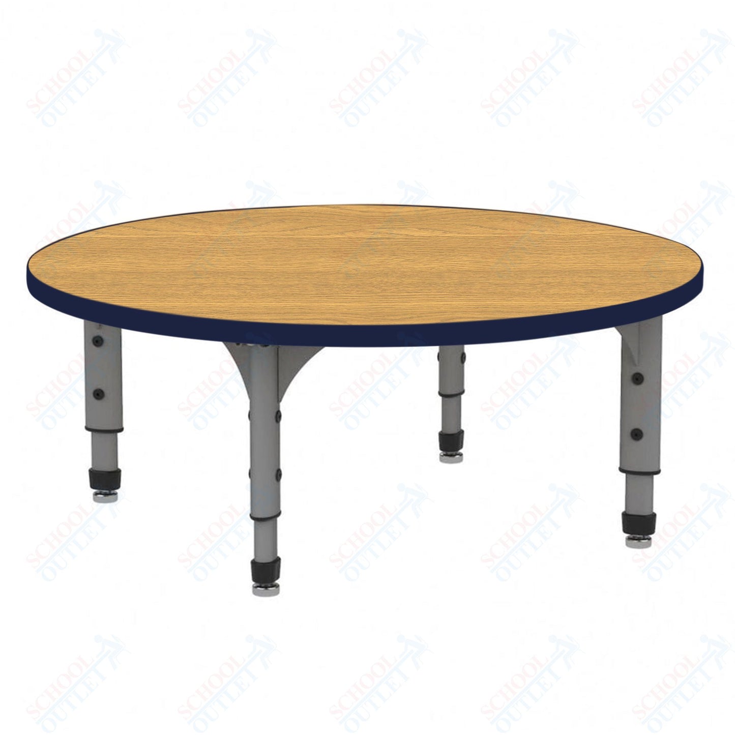 Marco 48" Round Floor Table Adjustable Height 12"-15" (38-2266-MC)