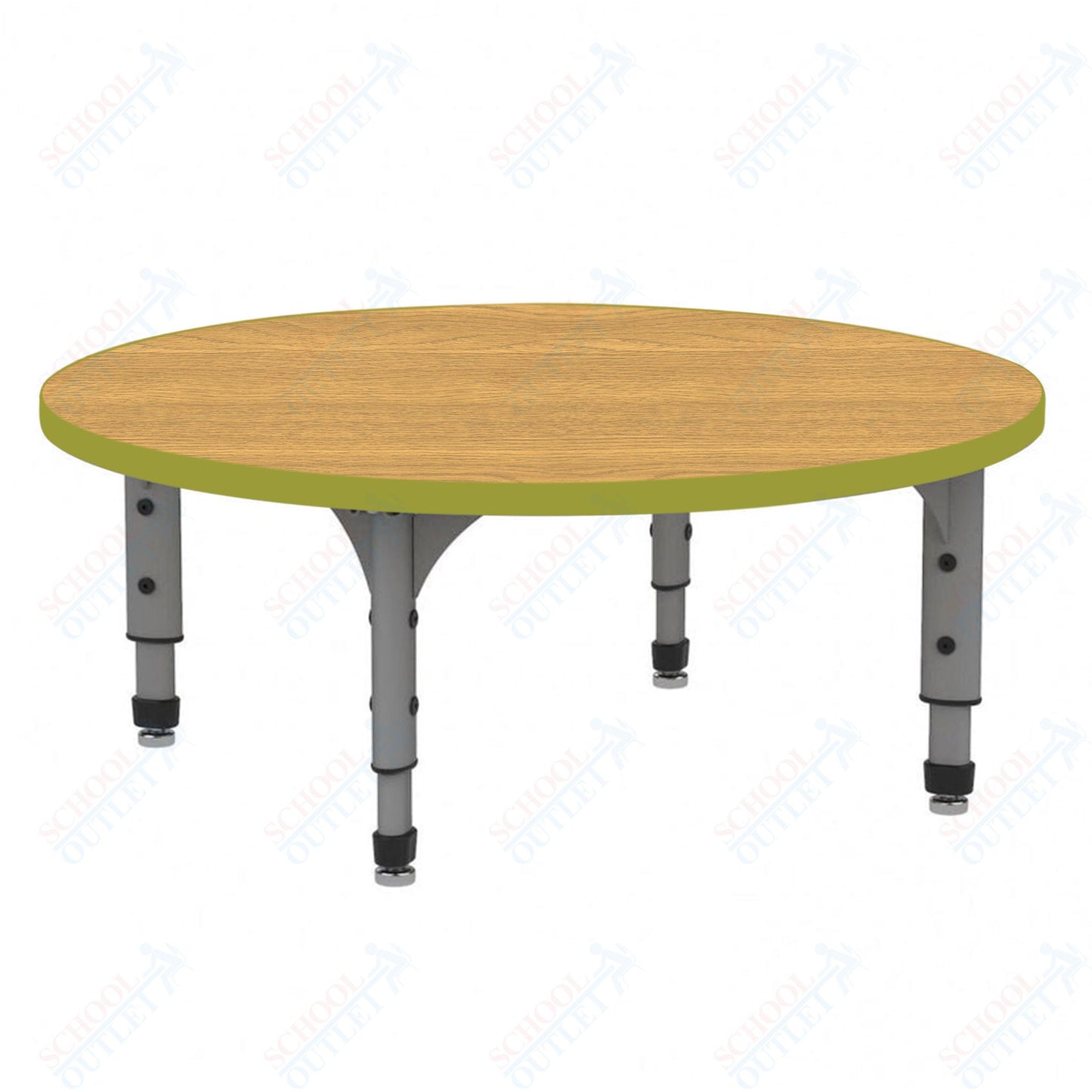 Marco 48" Round Floor Table Adjustable Height 12"-15" (38-2266-MC)