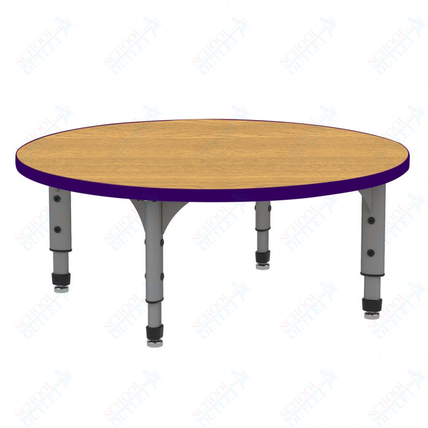 Marco 48" Round Floor Table Adjustable Height 12"-15" (38-2266-MC)