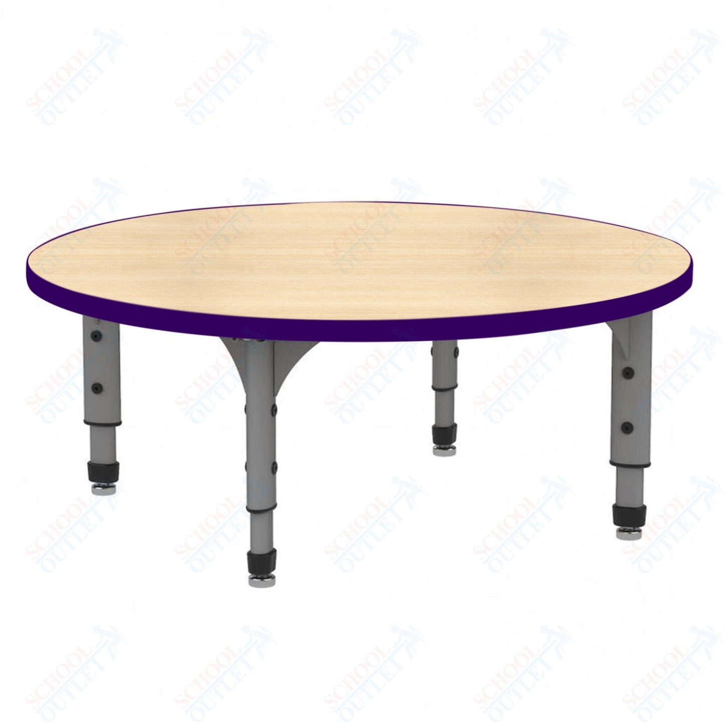 Marco 48" Round Floor Table Adjustable Height 12"-15" (38-2266-MC)
