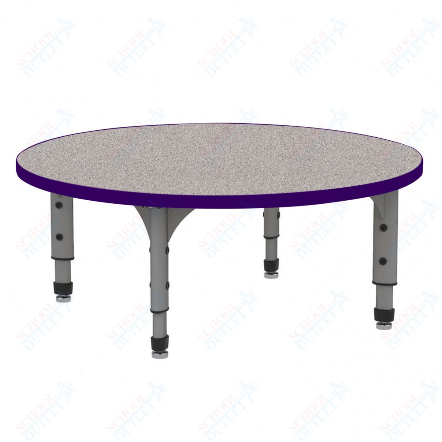 Marco 48" Round Floor Table Adjustable Height 12"-15" (38-2266-MC)