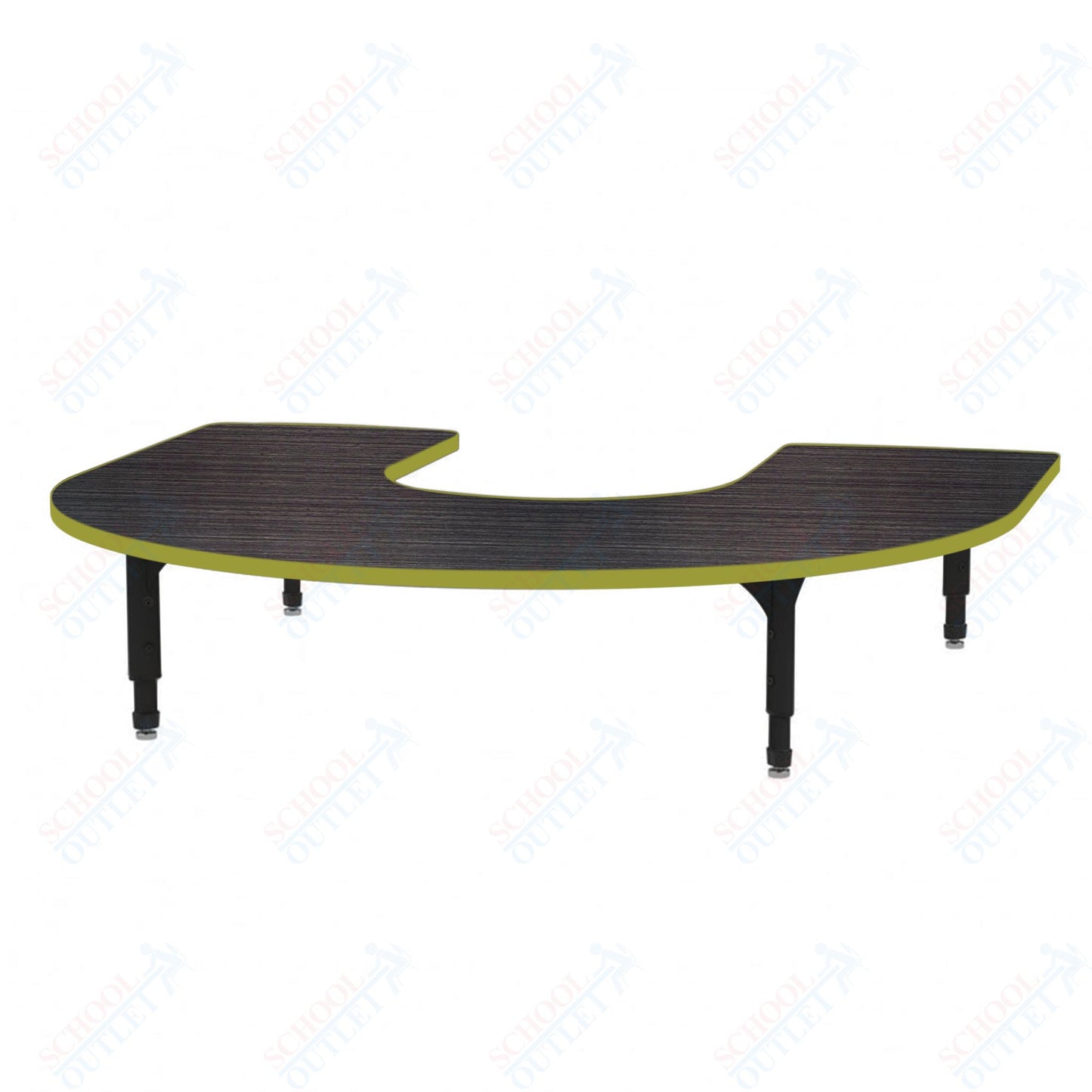 Marco Horseshoe Floor Table 60" x 66" Adjustable Height 12"-15" (38-2270-MC)