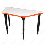 Marco Apex Series Trapezoid School Activity Table w/ Dry Erase Top 24