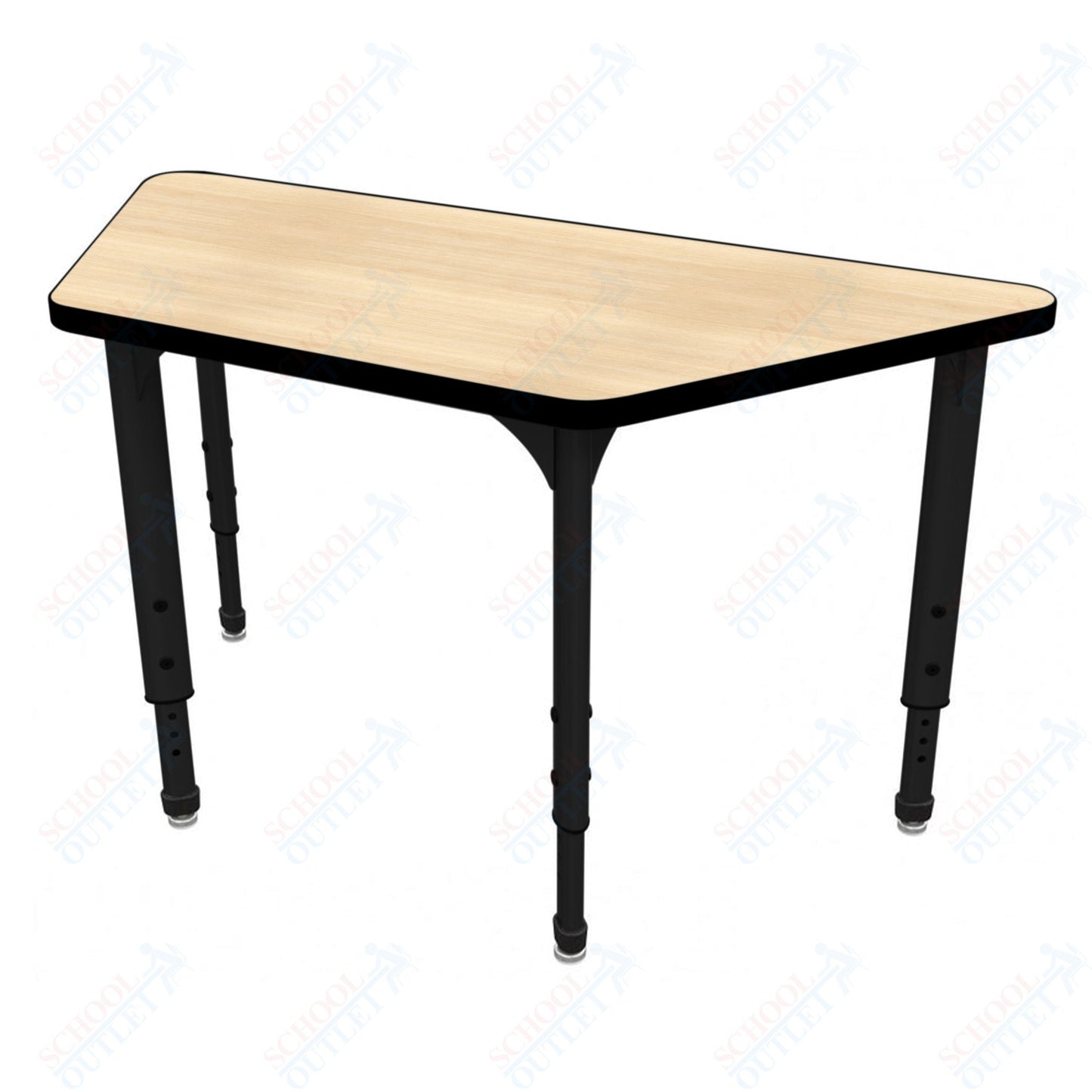 Marco Apex Series Trapezoid School Activity Table 30" x 60" Adjustable Height 21"-30" (38-2287-MA)