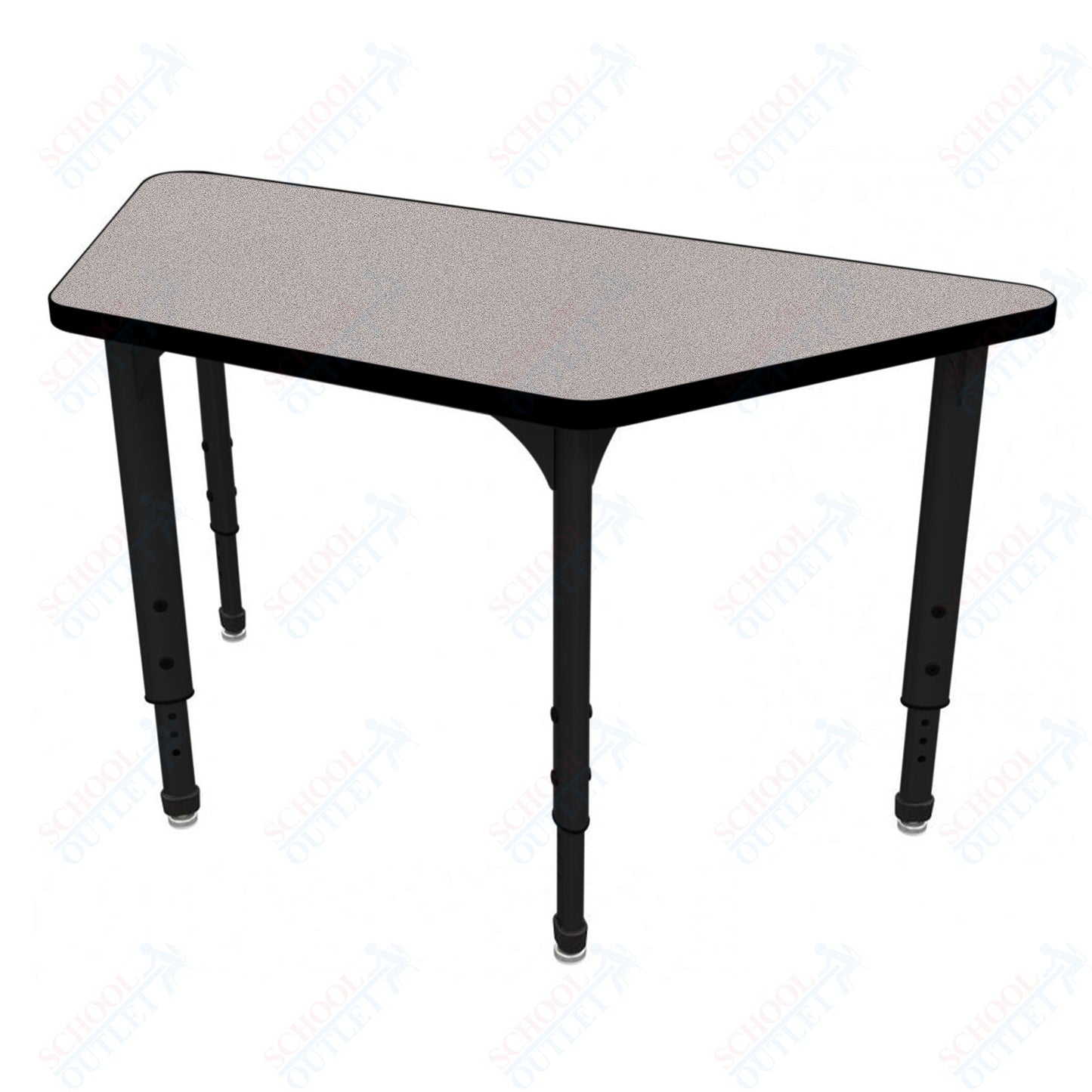 Marco Apex Series Trapezoid School Activity Table 30" x 60" Adjustable Height 21"-30" (38-2287-MA)